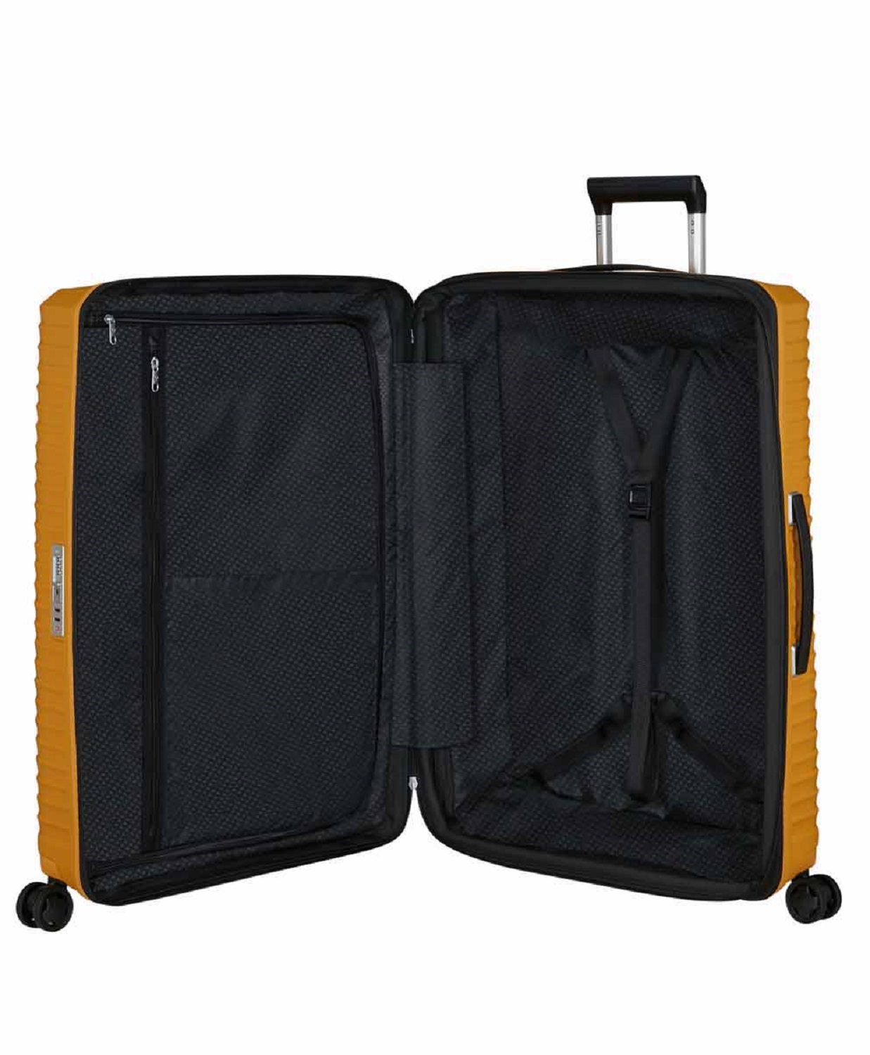 Samsonite Upscape Trolley mit 4 Rollen erweiterbar 75cm + GRATIS HOTELGUTSCHEIN Gelb Samsonite Upscape Trolley mit 4 Rollen erweiterbar 75cm + GRATIS HOTELGUTSCHEIN Gelb