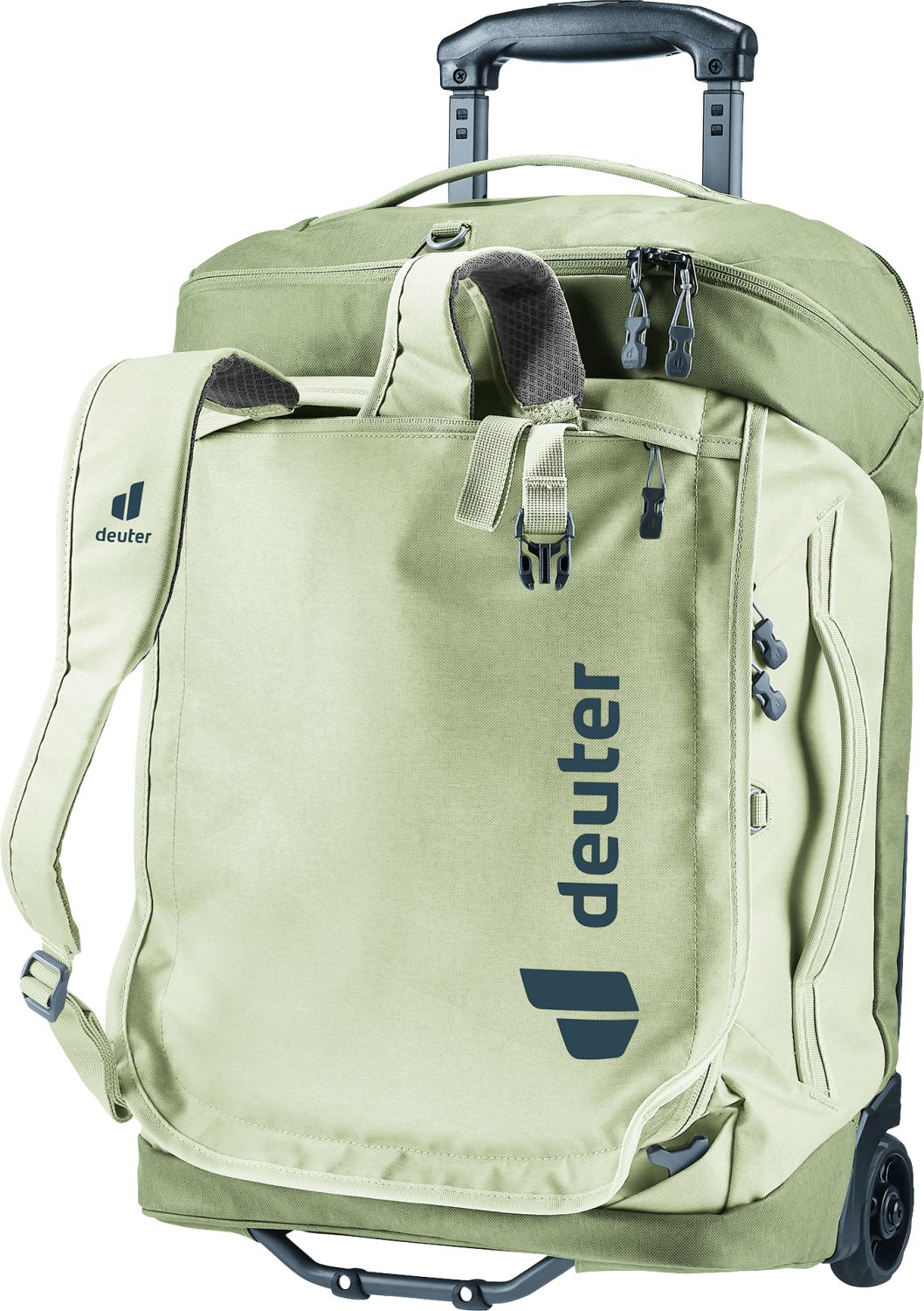 Deuter Duffel Pro Movo 36 Reisetasche auf Rollen mineral-grove Deuter Duffel Pro Movo 36 Reisetasche auf Rollen mineral-grove