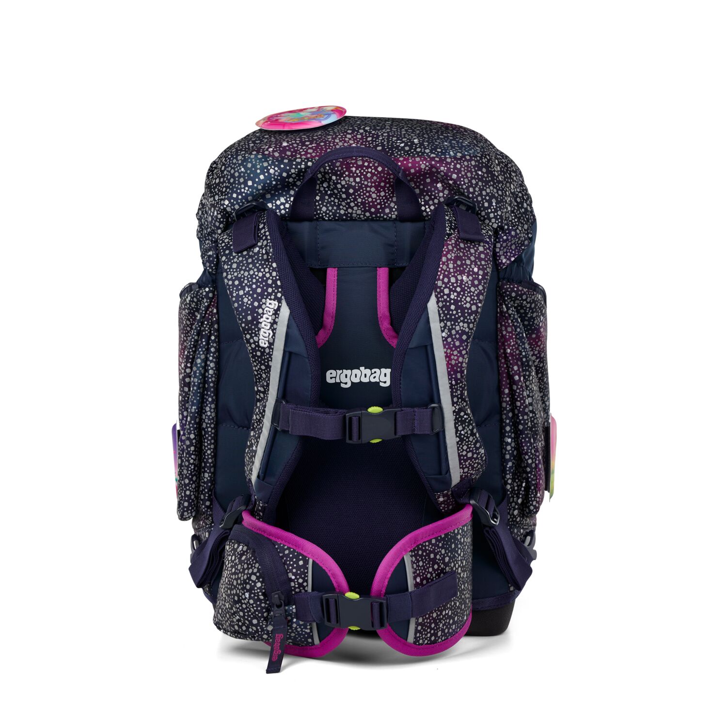 ergobag pack SUPER REFLEX GLOW 6-teiliges Schulrucksack-Set 2025 Bärlaxy