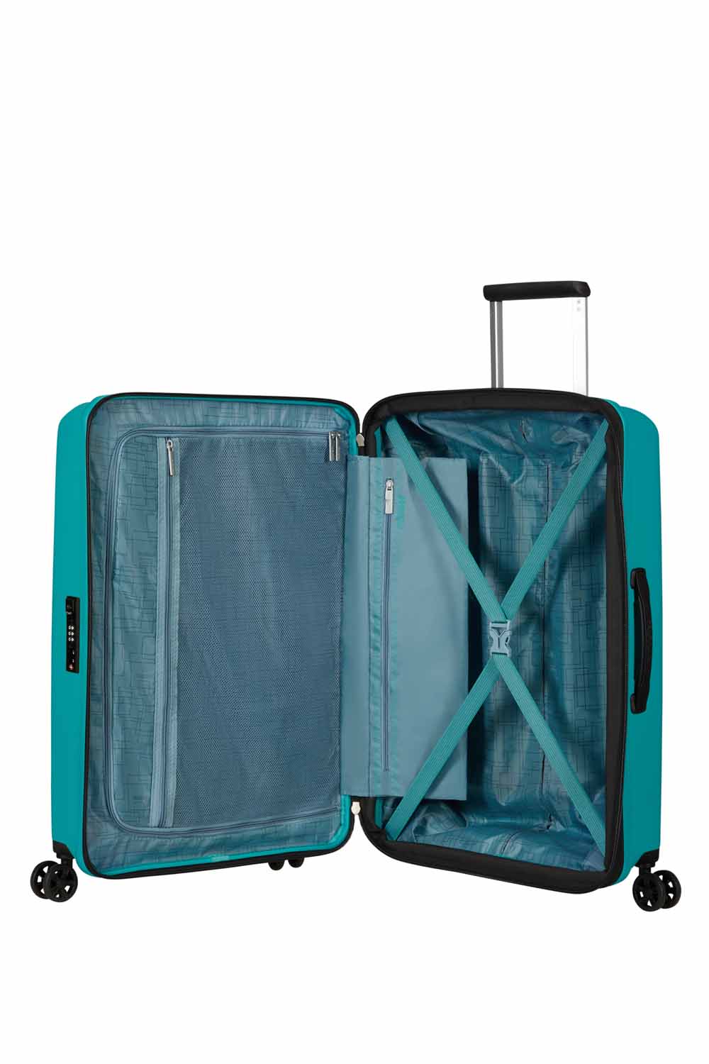 American Tourister AeroStep 67cm Check-in Größe M, erweiterbar Turquoise Tonic