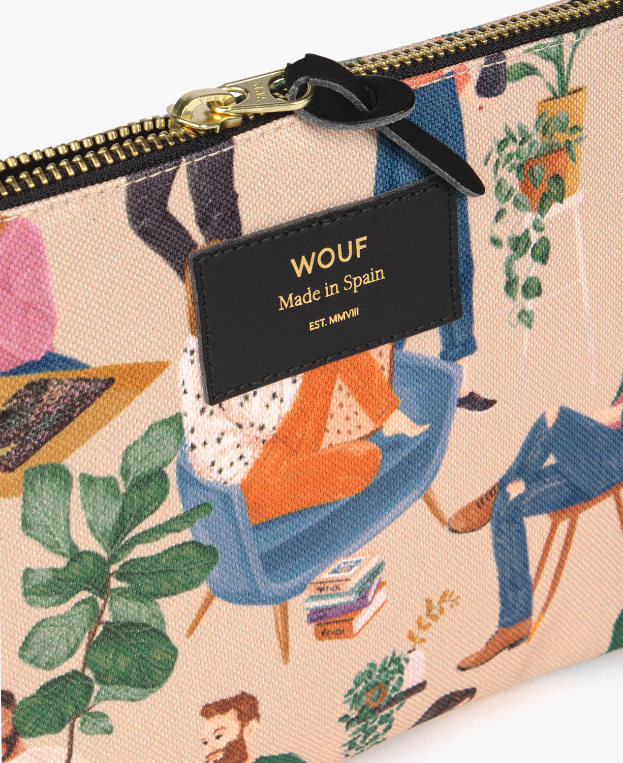 Wouf Accessories Large Pouch Bag Recycled Collection Cozy Wouf Accessories Large Pouch Bag Recycled Collection Cozy