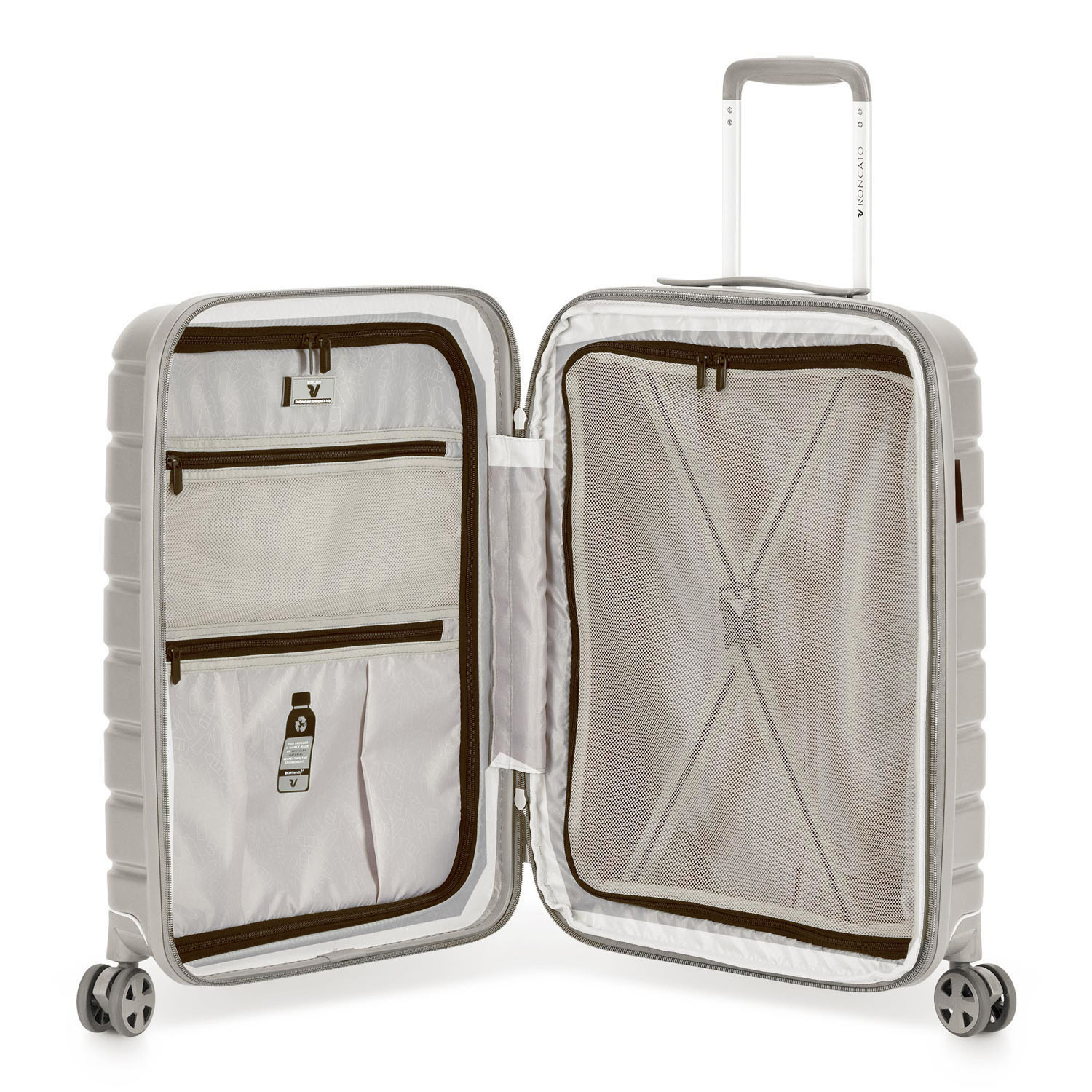 Roncato ReLIFE Carry-on Trolley erweiterbar 60cm Sand