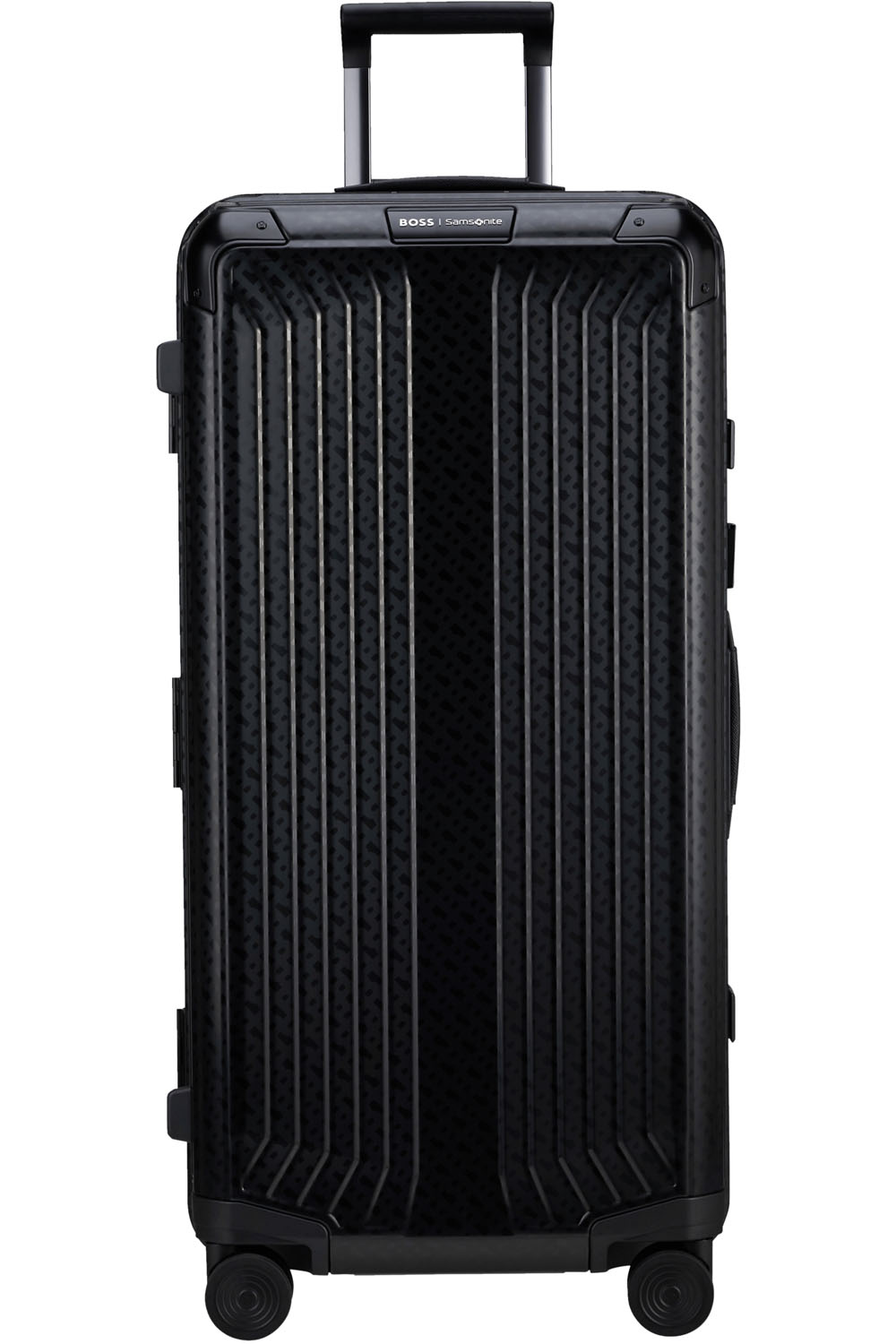Samsonite BOSS Trolley mit 4 Rollen 80cm Graphite Monogram
