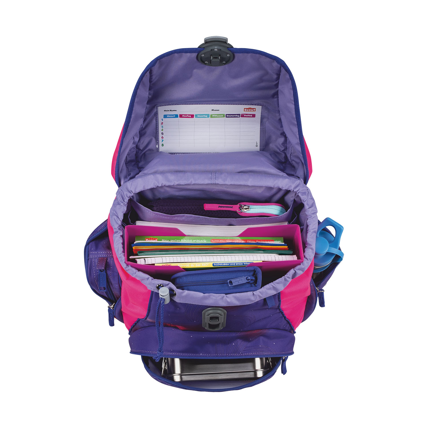 Scout Alpha Schulranzen-Set 4-teilig DIN Summer Scout Alpha Schulranzen-Set 4-teilig DIN Summer