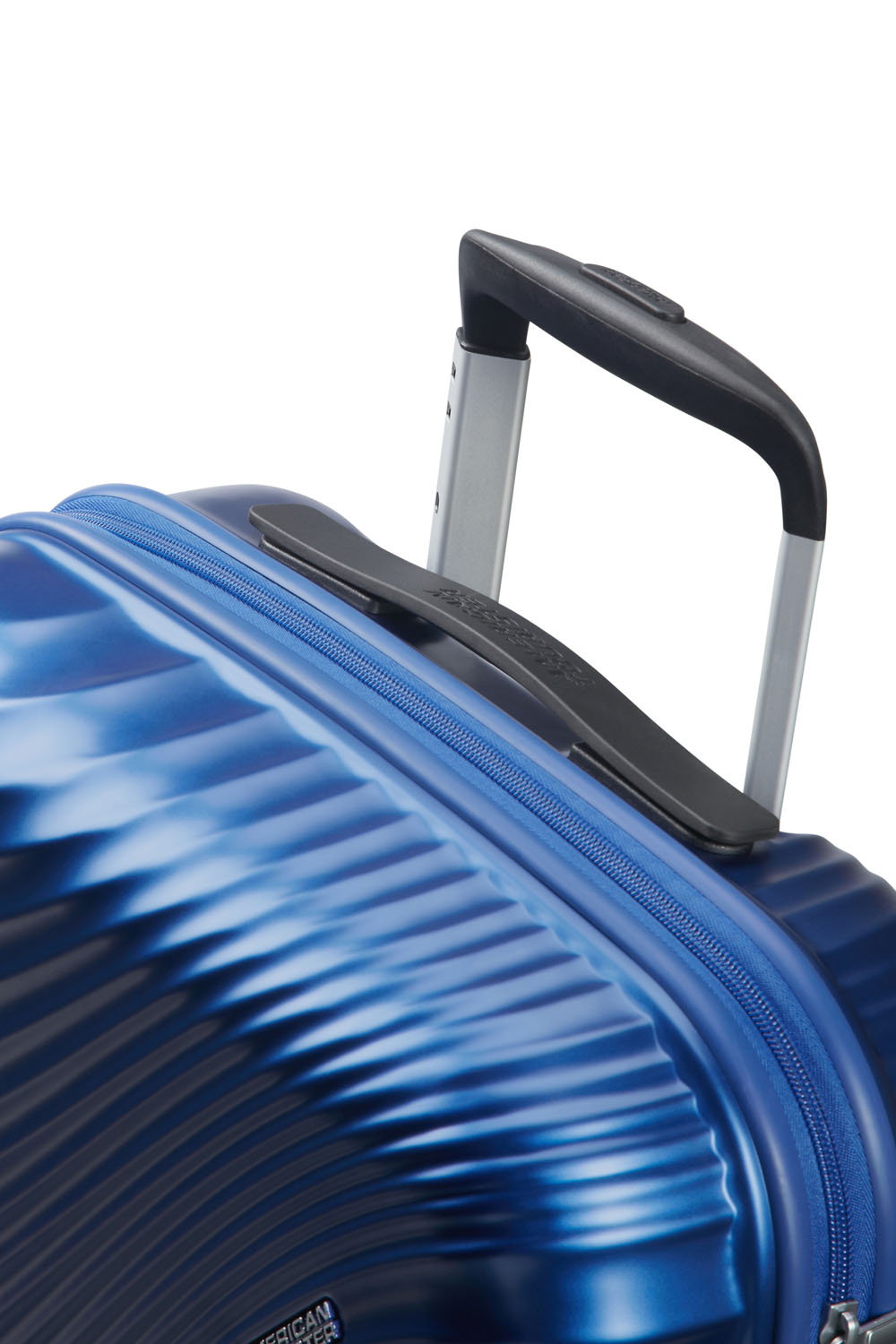 American Tourister Jetglam Trolley mit 4 Rollen 55 Metallic Blue