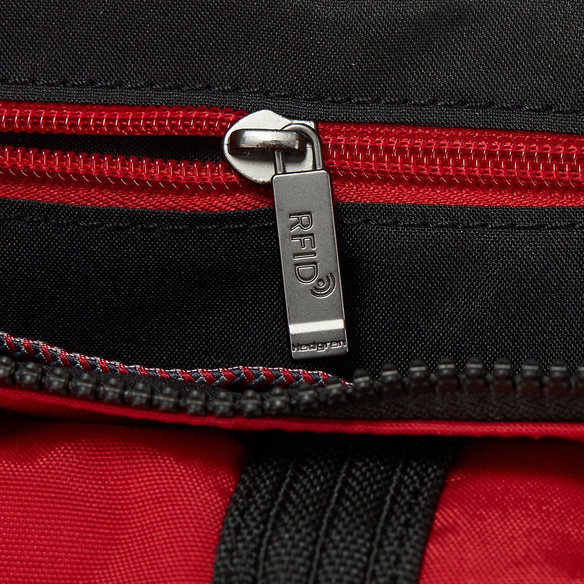 Hedgren Great American Heritage MAP Bauchtasche, RFID geschützt Salsa Red Hedgren Great American Heritage MAP Bauchtasche, RFID geschützt Salsa Red