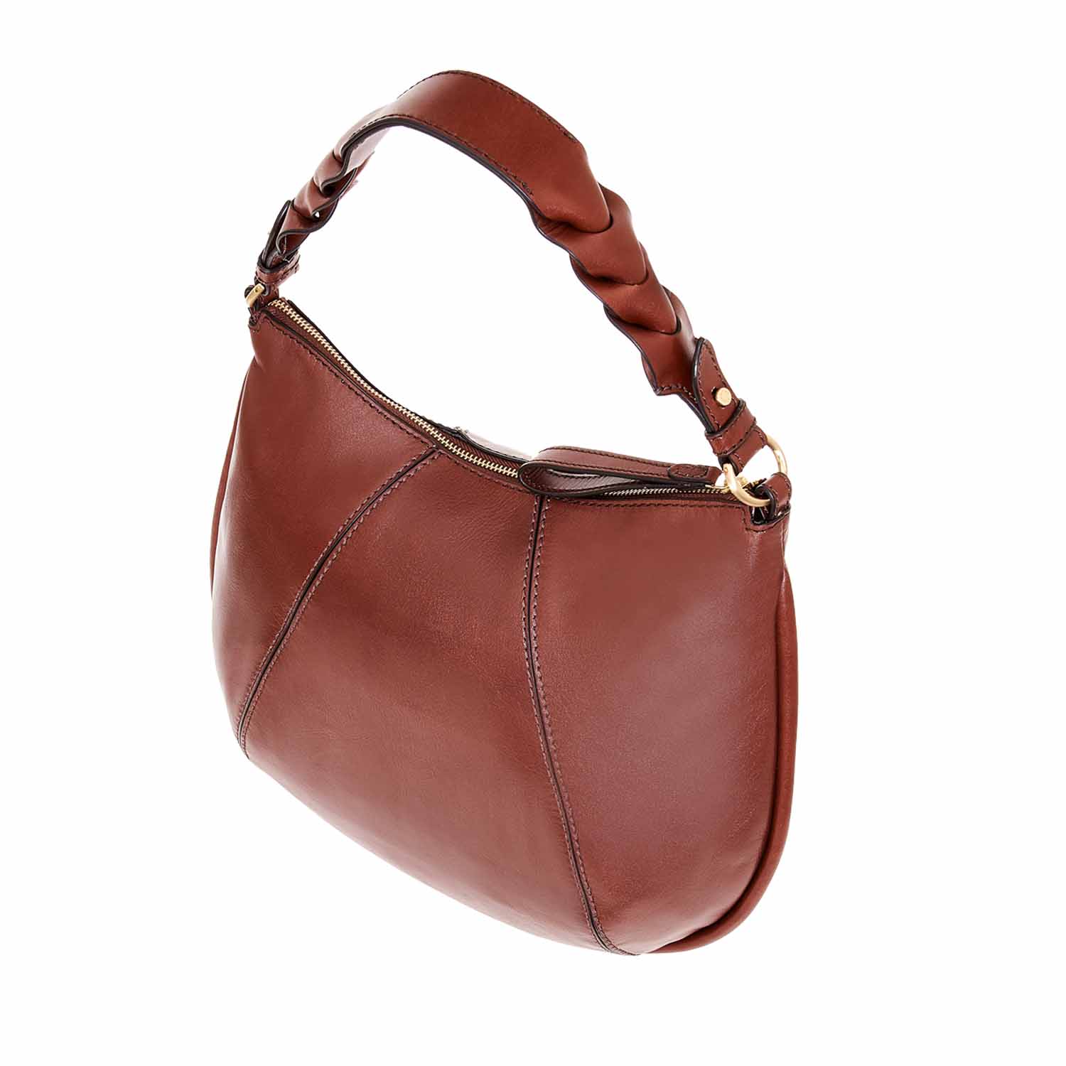 The Bridge Brigida Hobo Tasche 41cm 0449224N Ribes-Rot/Gold