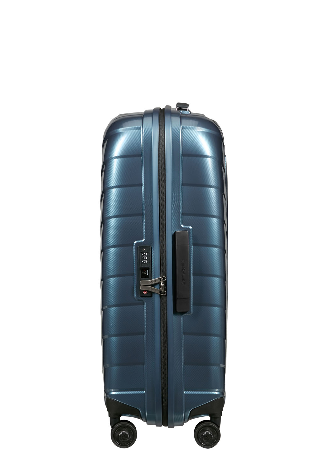 Samsonite Attrix Trolley mit 4 Rollen 69cm Steel Blue Samsonite Attrix Trolley mit 4 Rollen 69cm Steel Blue
