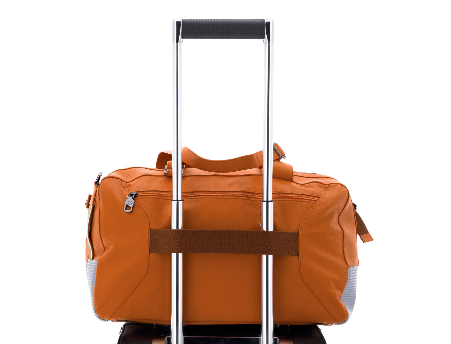 SCHARLAU Slackline MERAYO Leder-Reisetasche Orange SCHARLAU Slackline MERAYO Leder-Reisetasche Orange