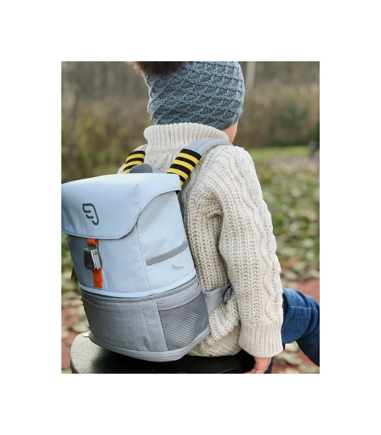 JetKids™ by Stokke® BedBox™ + Crew BackPack™-Reiseset Black / White