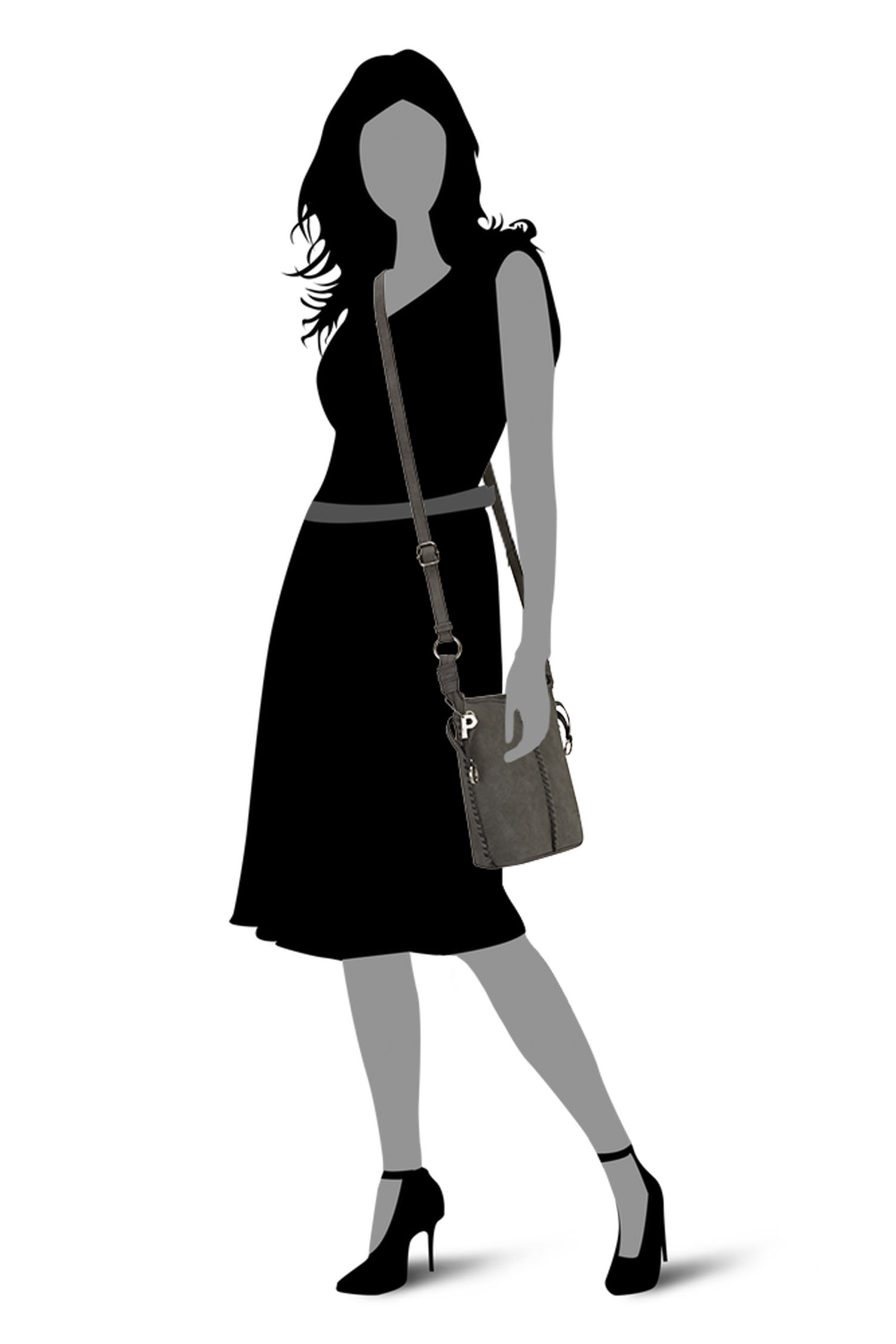 Picard Maasai Damentasche 2322 charcoal Picard Maasai Damentasche 2322 charcoal