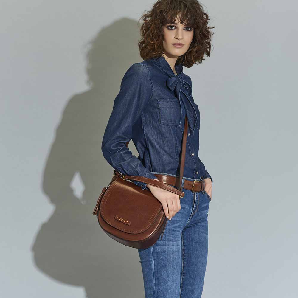 The Bridge Pearldistrict Damentasche Cognac/Gold The Bridge Pearldistrict Damentasche Cognac/Gold