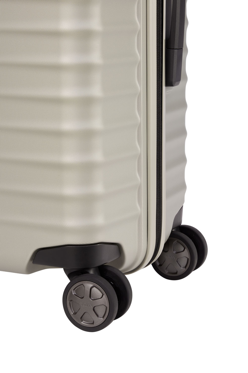 TITAN Litron 4-Rollen Kabinentrolley 55 cm + Gratis Hotelgutschein Champagner