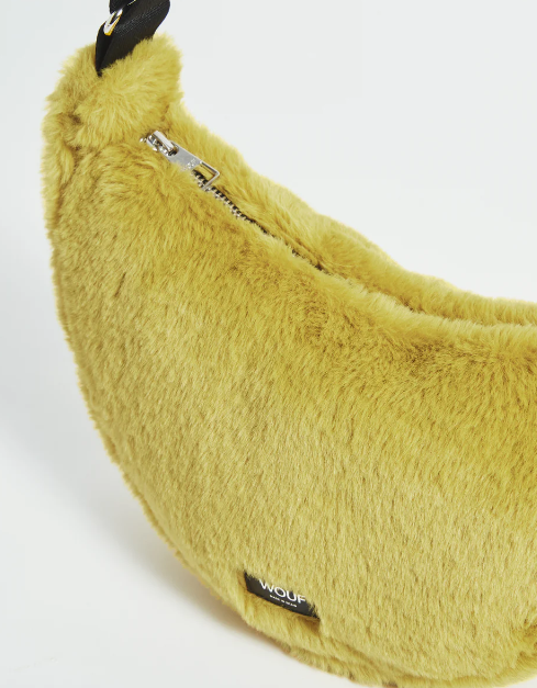 Wouf FAUX FUR large crossbody bag foxie
