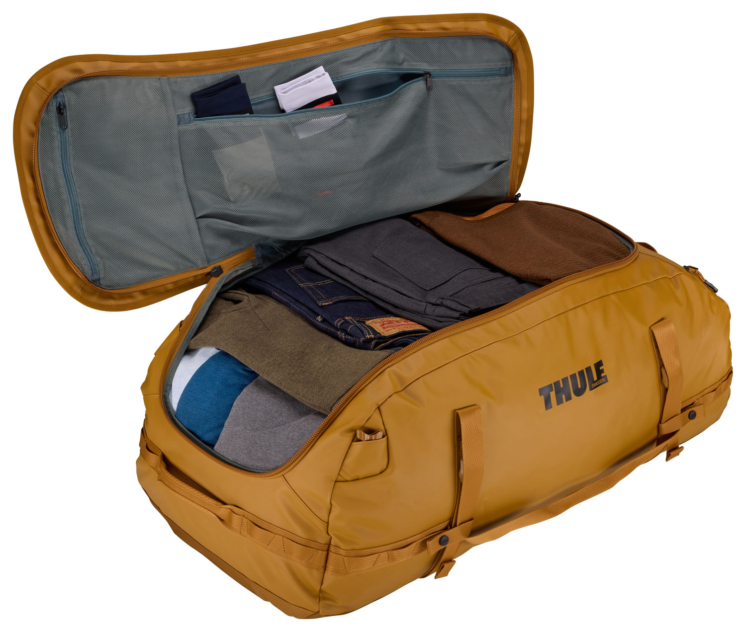 THULE Chasm Reisetasche/Rucksack 130L Golden THULE Chasm Reisetasche/Rucksack 130L Golden