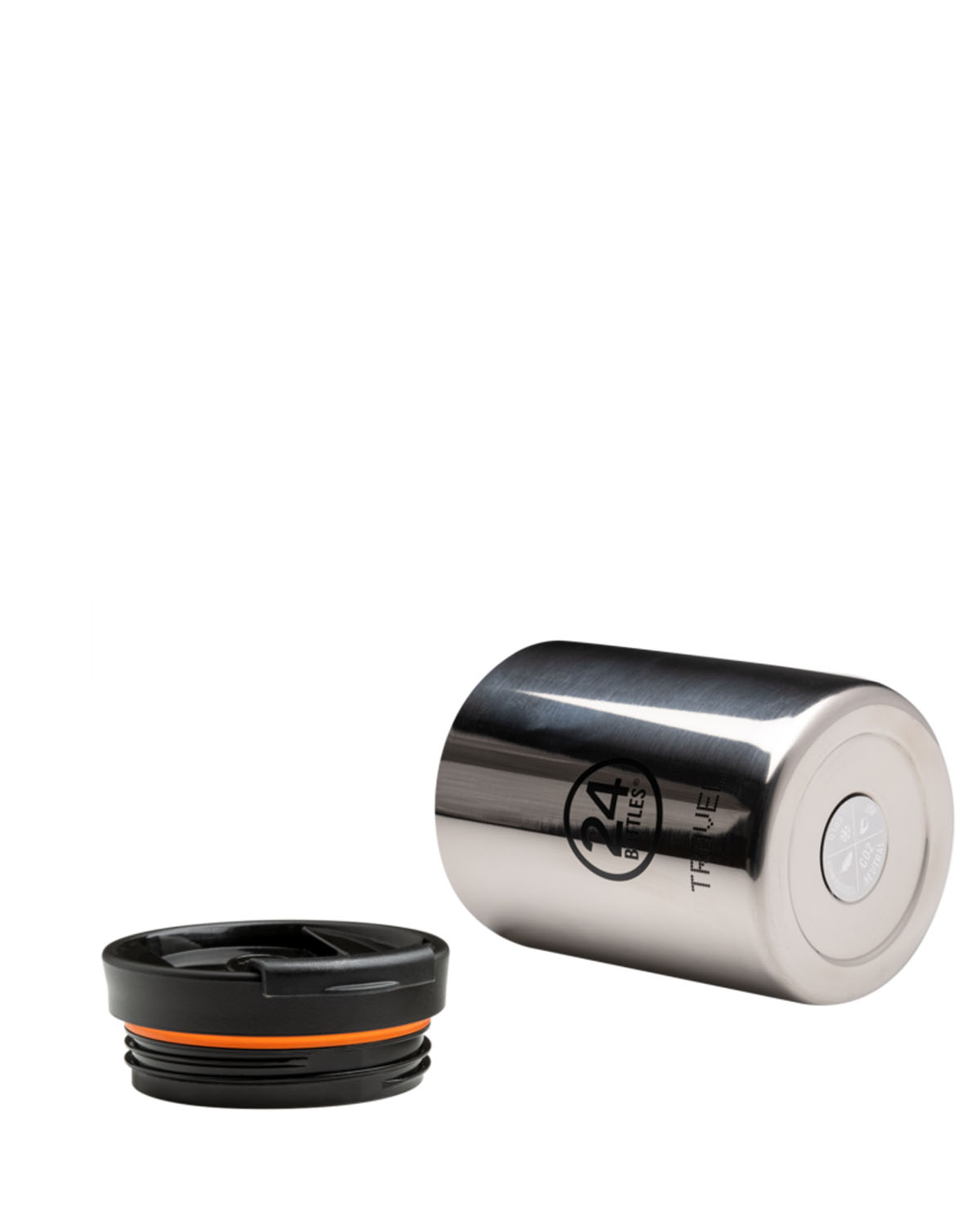 24Bottles® Travel Tumbler Glam 350ml Platinum 24Bottles® Travel Tumbler Glam 350ml Platinum