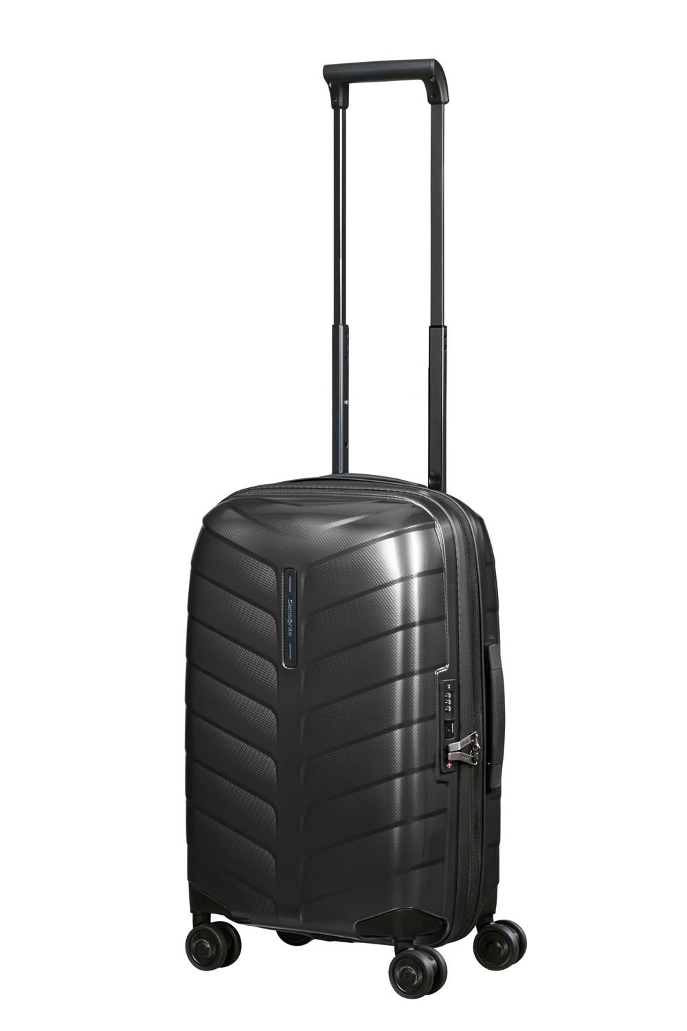 Samsonite Attrix Trolley mit 4 Rollen erweiterbar 55cm (23/26cm) Anthrazit