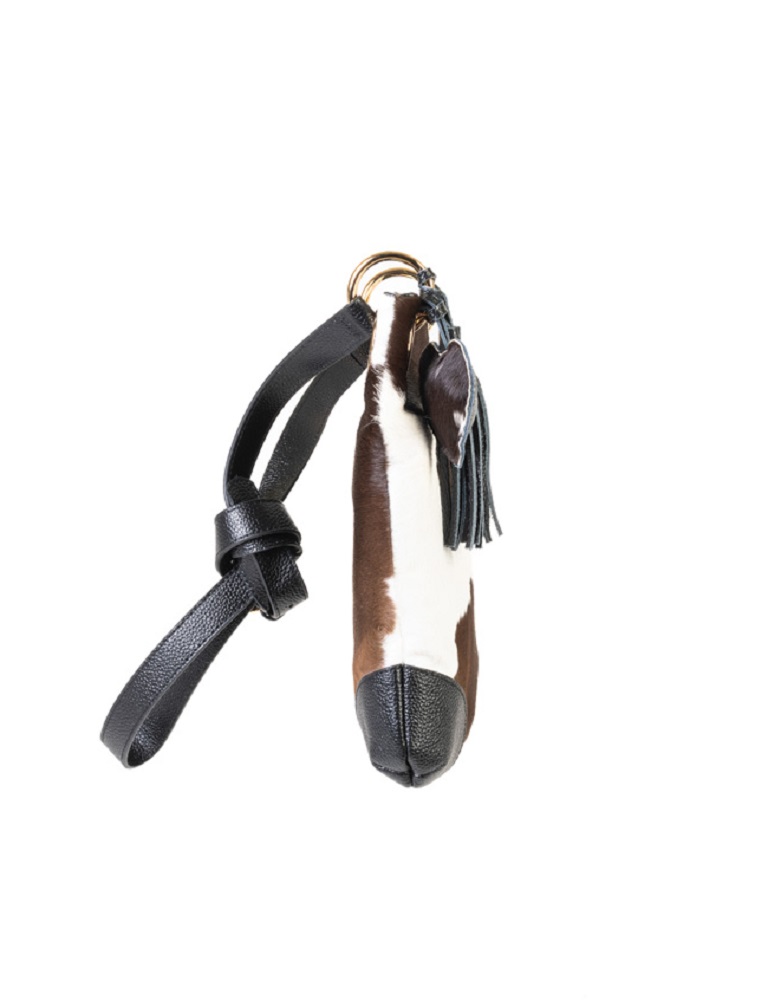 Olivia Lauren Cowhide Schultertasche Black Olivia Lauren Cowhide Schultertasche Black