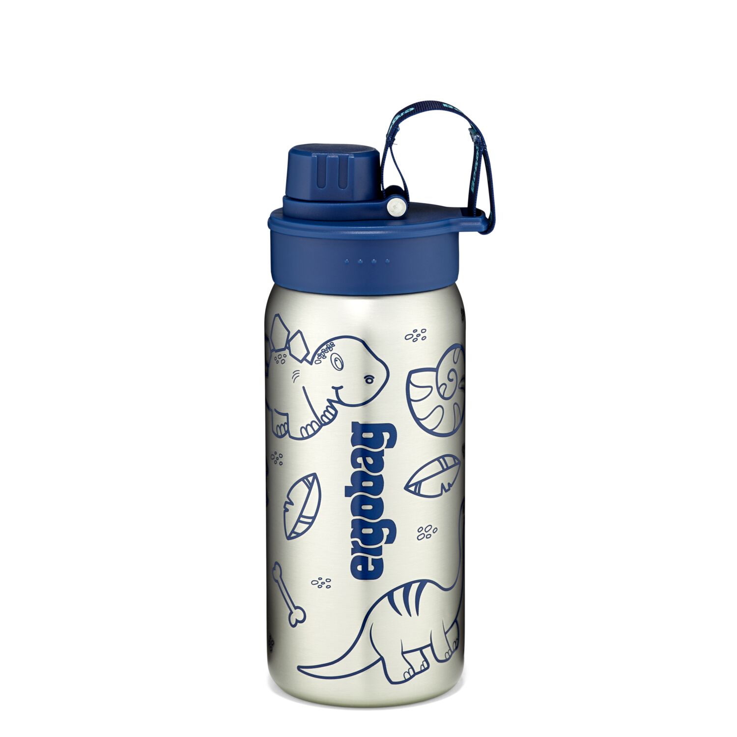 ergobag Schulzubehör Edelstahl Trinkflasche 500ml -2024 Blau ergobag Schulzubehör Edelstahl Trinkflasche 500ml -2024 Blau