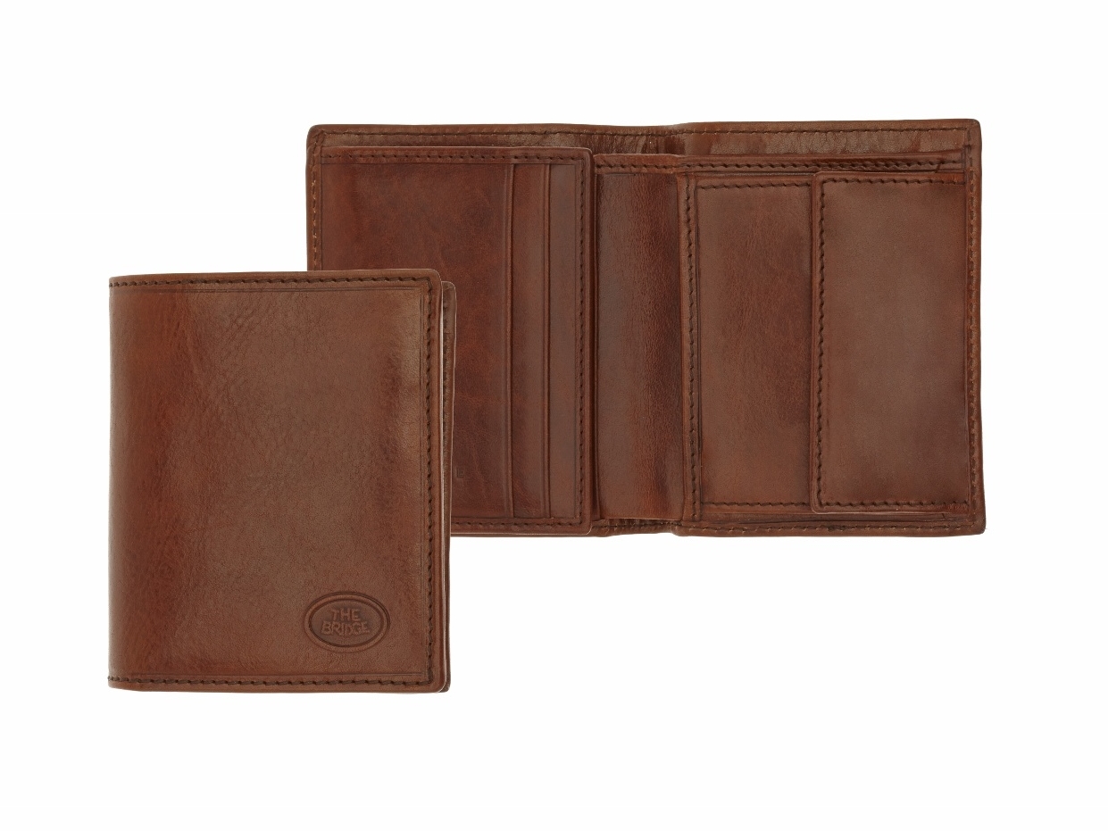 The Bridge Story Uomo Kreditkartenhülle/Geldbeutel -01301501 Braun