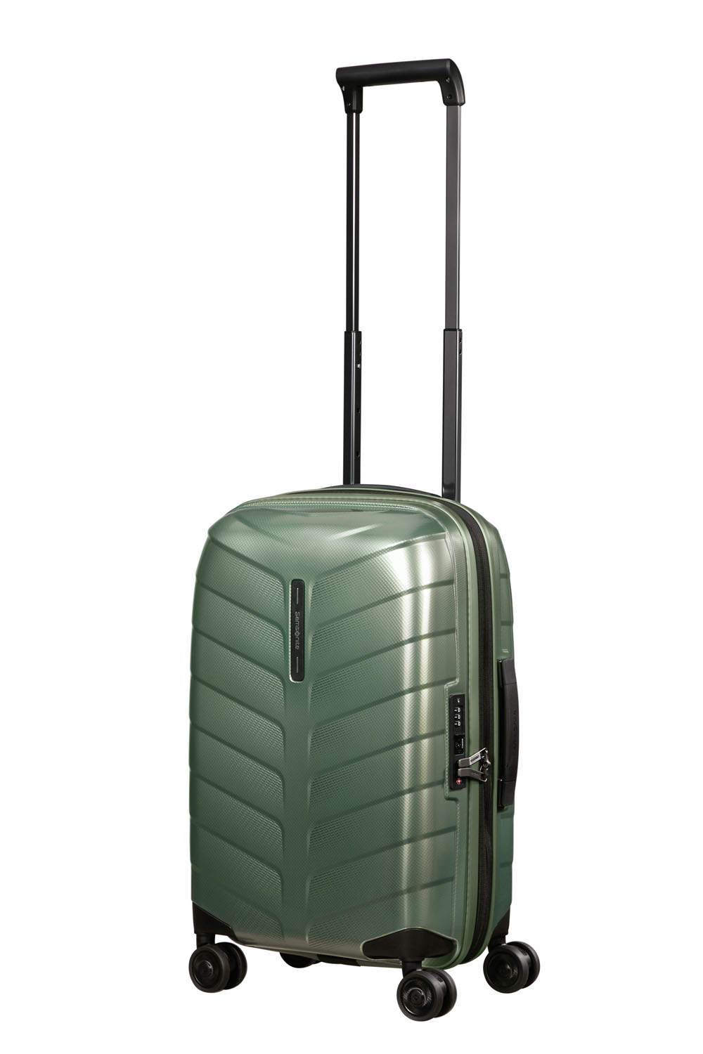 Samsonite Attrix Trolley mit 4 Rollen erweiterbar 55cm (23/26cm) Basil Green