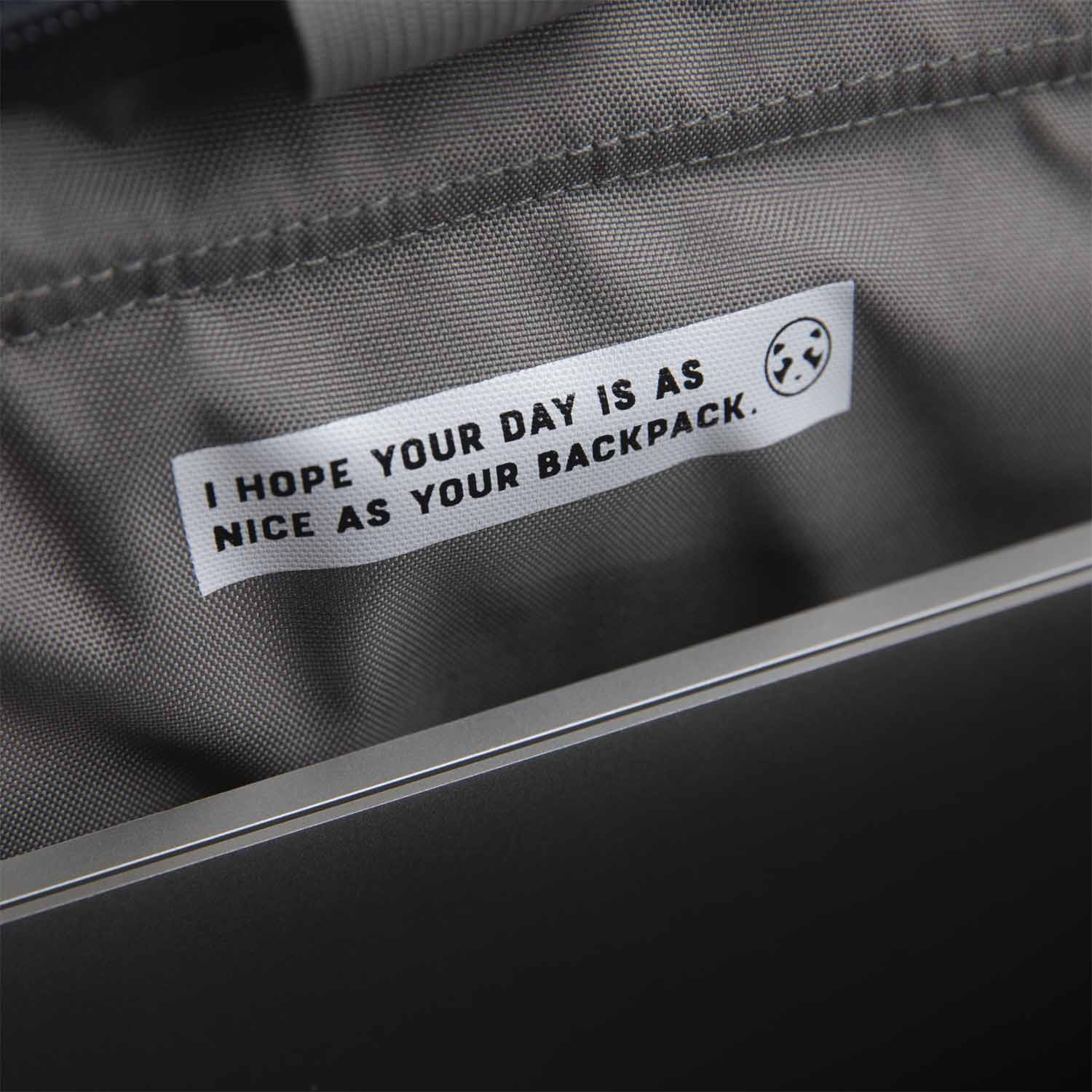 kattbjørn Rolltop mit 15" Laptopfach Asphalt Grey