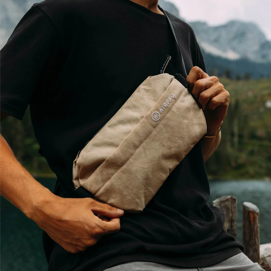 Airpaq Sling Baq Umhängetasche Sling Baq Sand