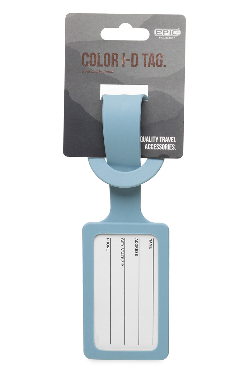 epic Travel Accessories 3.0 Color I.D. Tag SoftBLUE