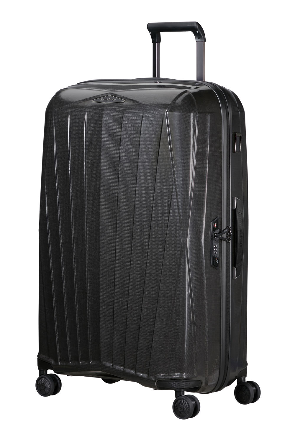 Samsonite Major-Lite Trolley mit 4 Rollen 77cm + GRATIS HOTELGUTSCHEIN Schwarz