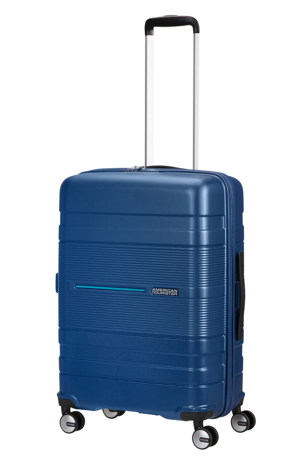 American Tourister Funstripe Trolley 66cm mit 4 Rollen Navy American Tourister Funstripe Trolley 66cm mit 4 Rollen Navy