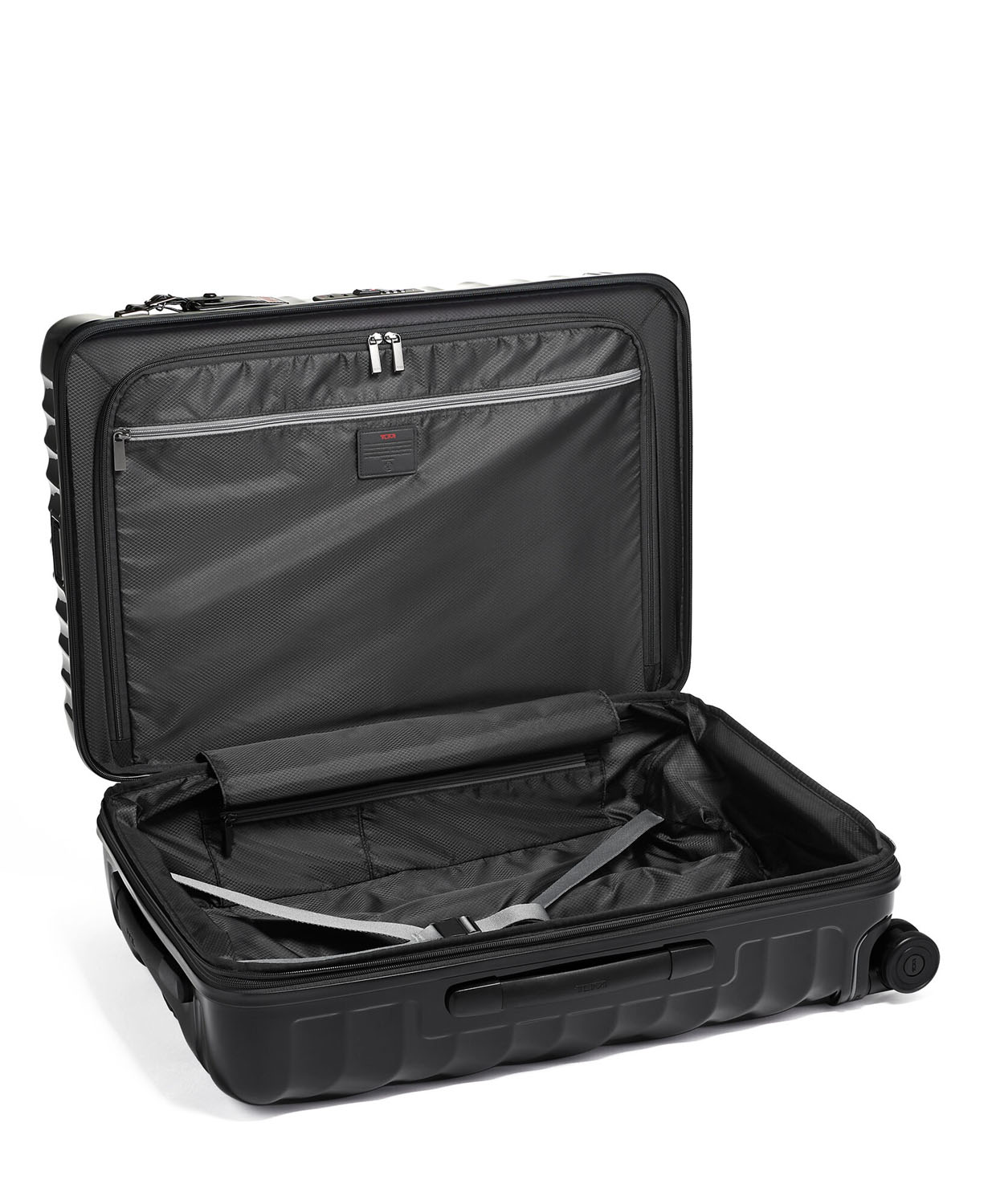 Tumi 19 Degree Erweiterbarer Aufgabekoffer für Kurzreisen 66cm, glänzed Black