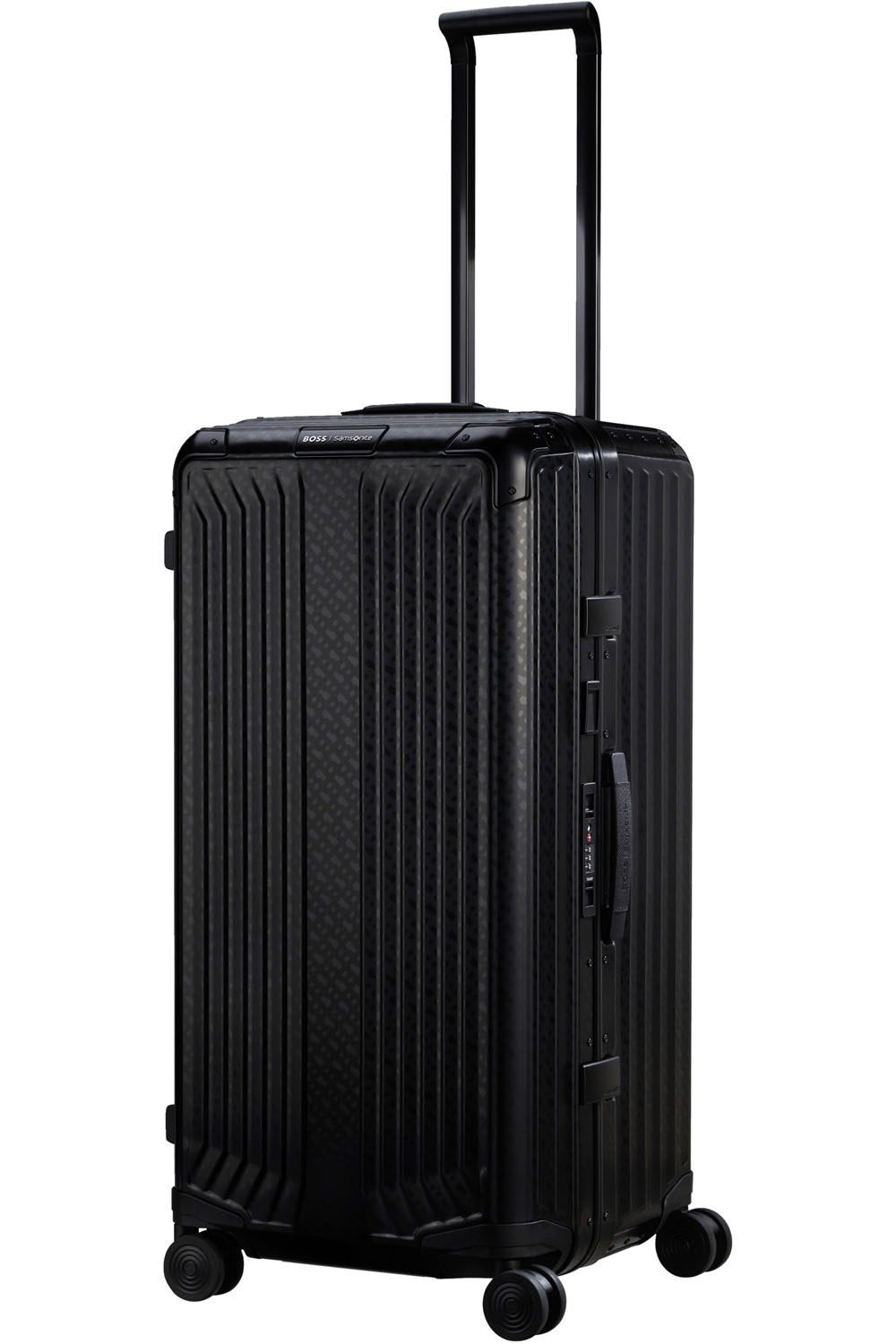 Samsonite BOSS Trolley mit 4 Rollen 80cm Graphite Monogram