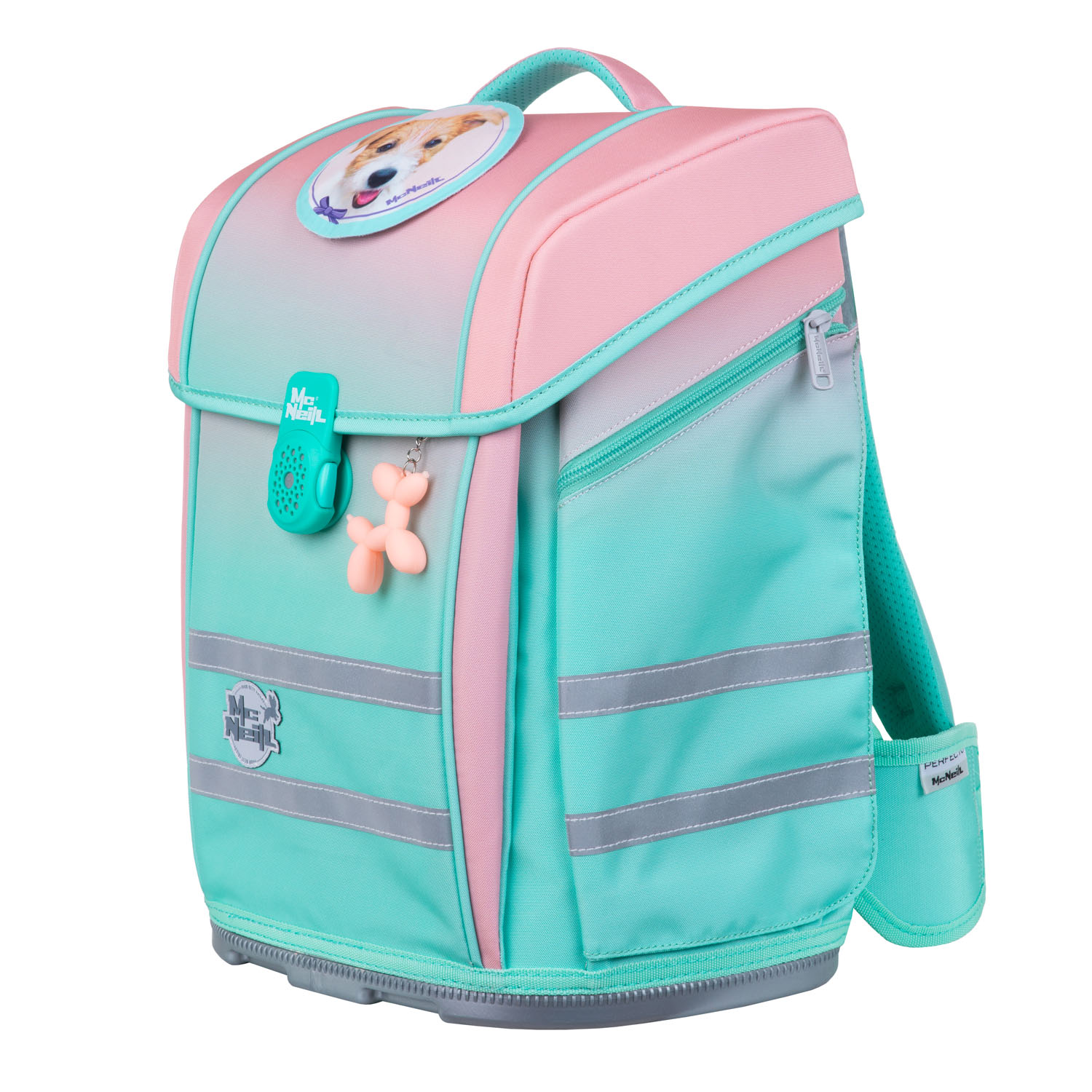 McNeill Perfecto Kollektion 2025 -Schulranzen-Set 5tlg., Gradient Strawberry