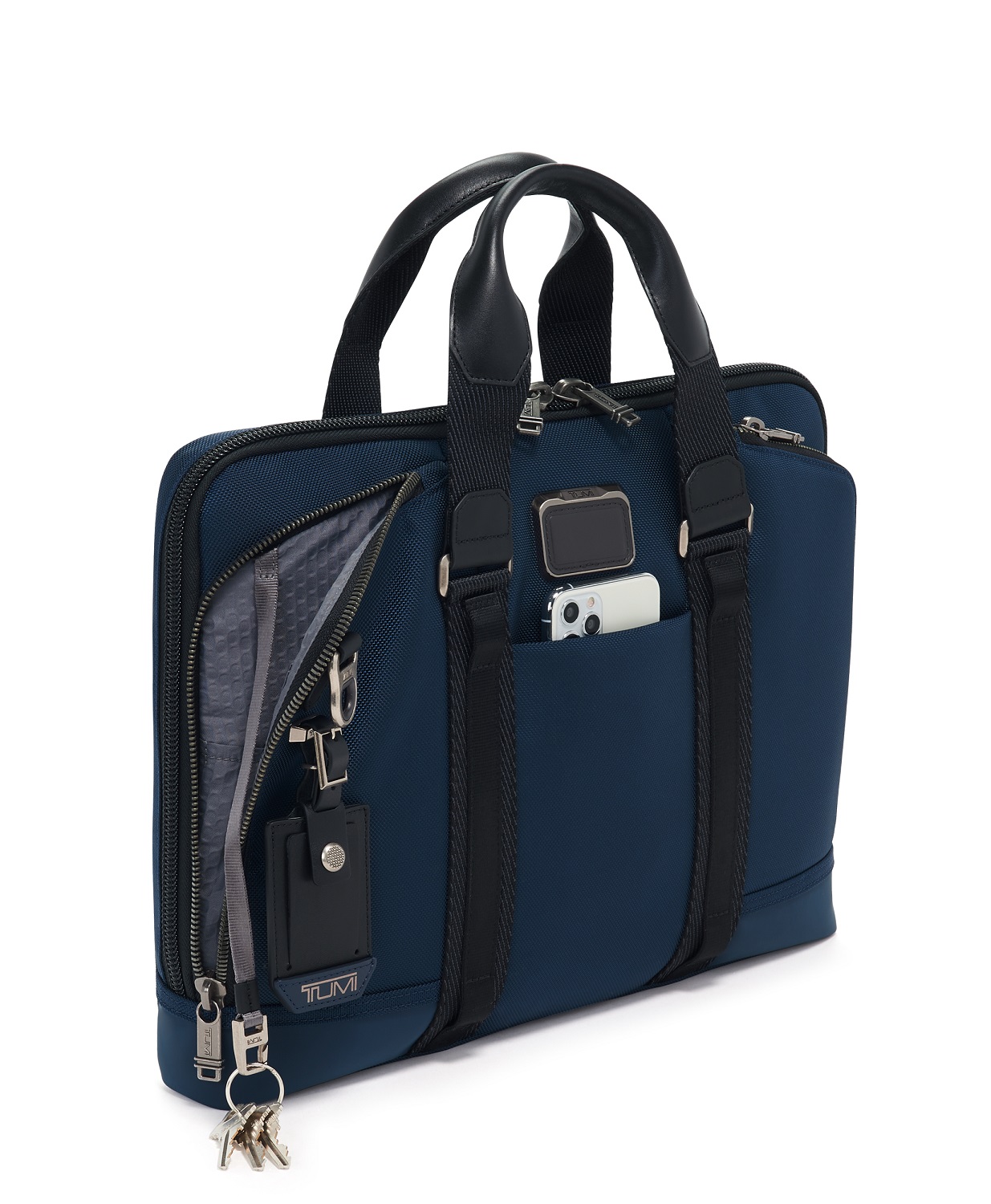 Tumi Alpha Bravo Academy Aktentasche + GRATIS HOTELGUTSCHEIN Navy