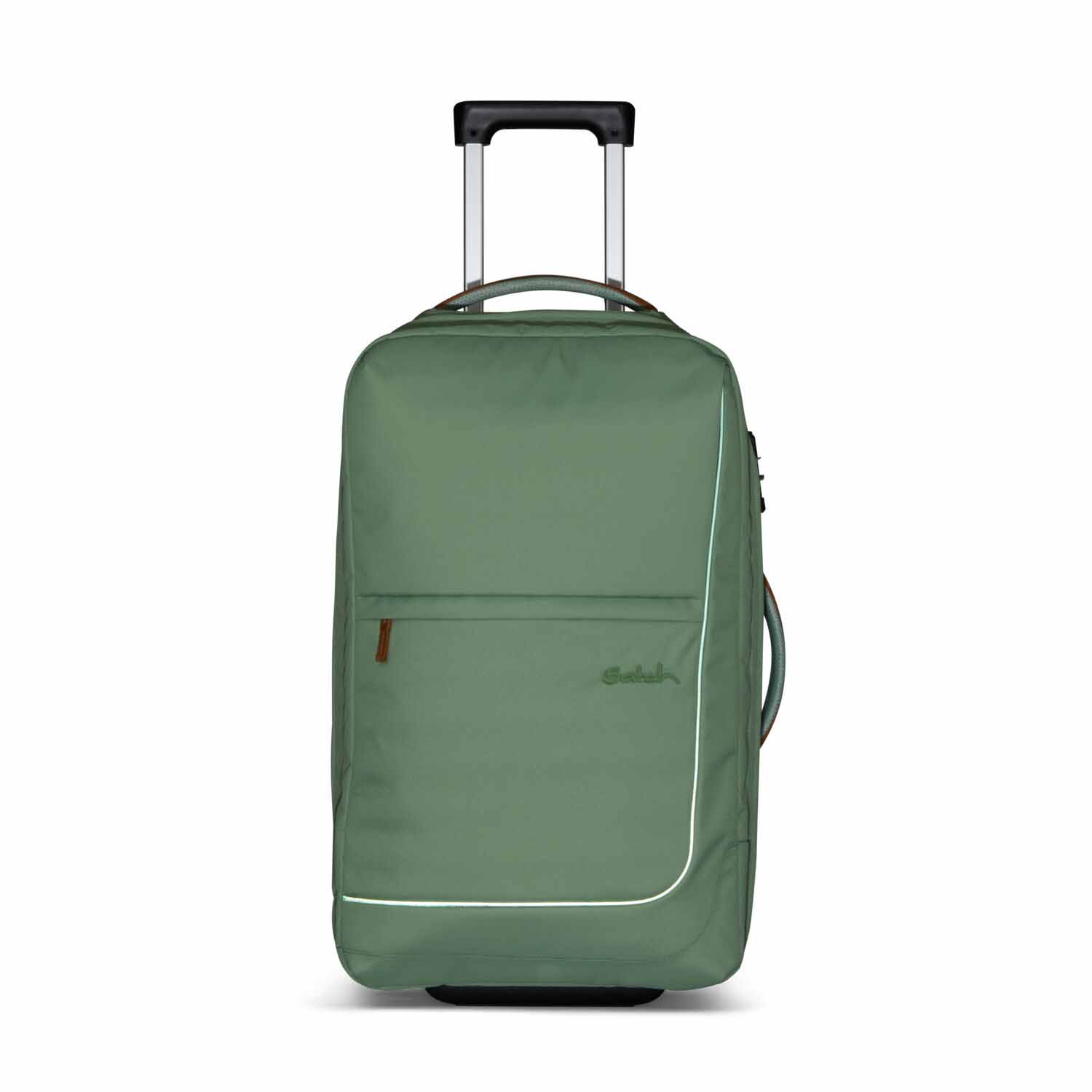 satch Koffer flow M Trolley Pure Jade Green