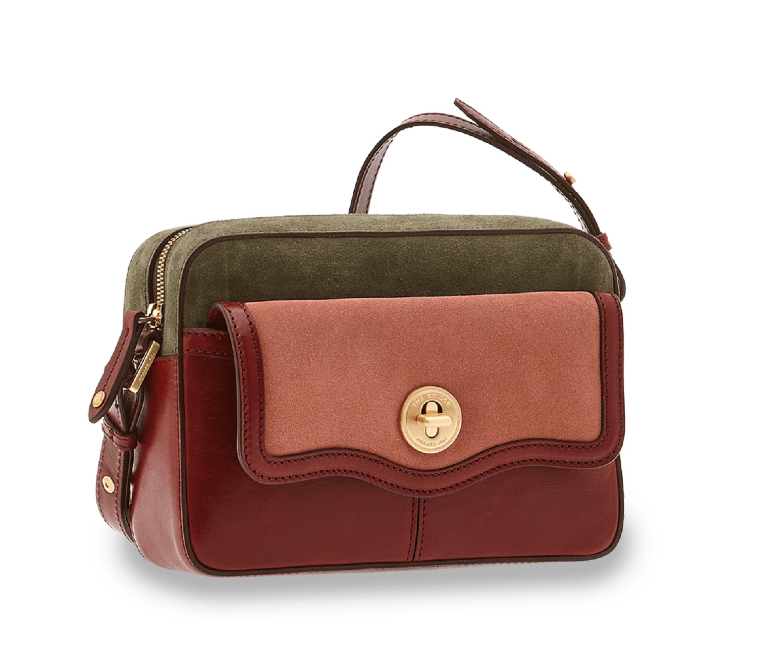 The Bridge Agnese Kameratasche Rot/Grün