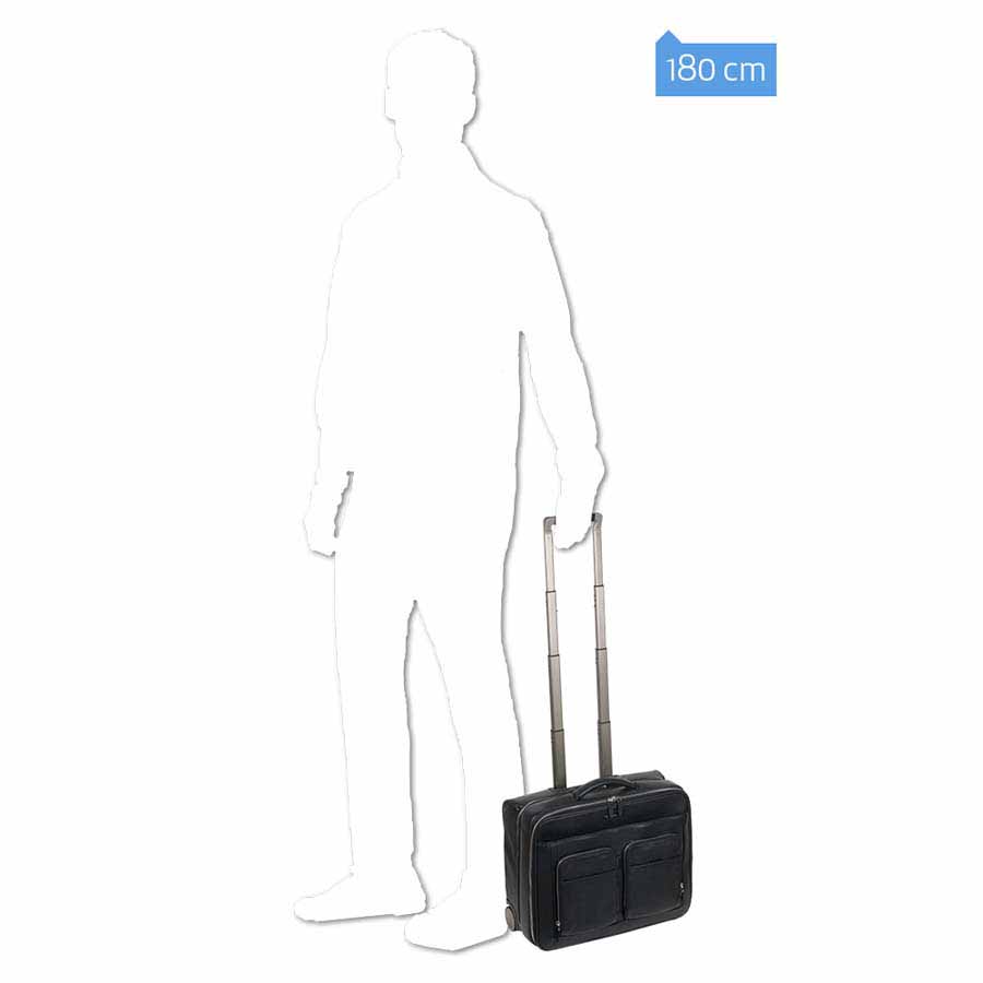 Piquadro Modus Business-Trolley mit Laptopfach 15.6" schwarz Piquadro Modus Business-Trolley mit Laptopfach 15.6" schwarz