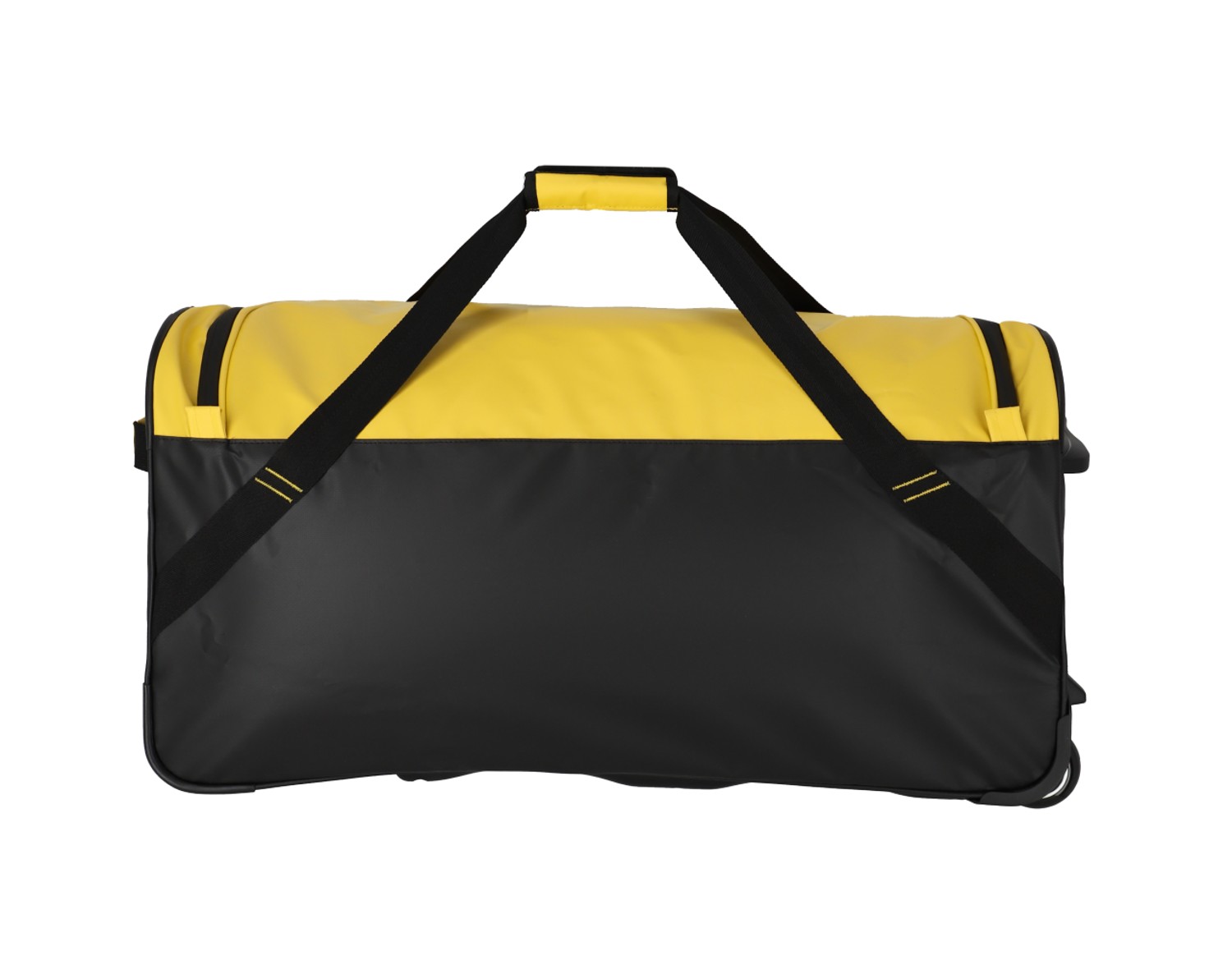 Travelite Basics Plane Rollenreisetasche 71cm Schwarz/Gelb