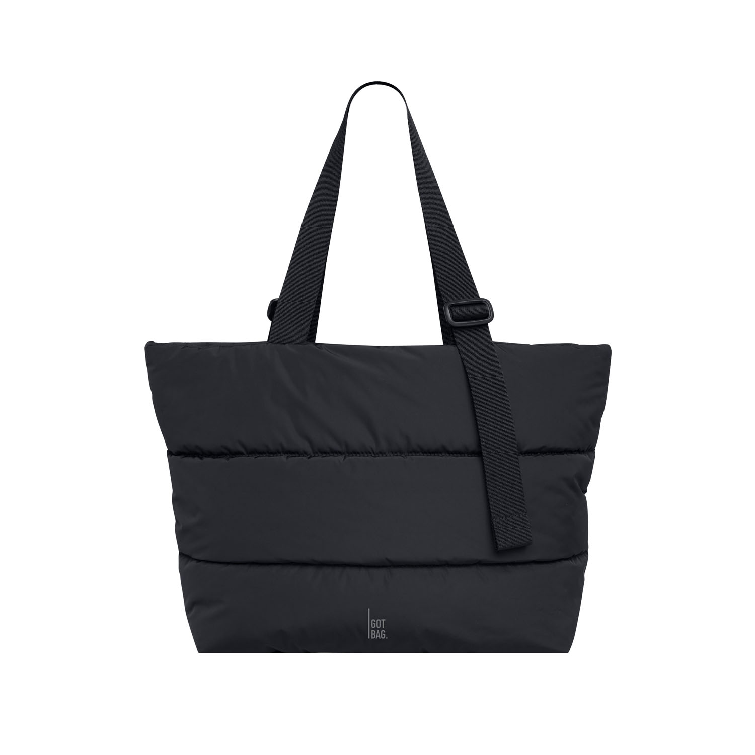 GOT BAG Puffer Tote Bag black monochrome GOT BAG Puffer Tote Bag black monochrome