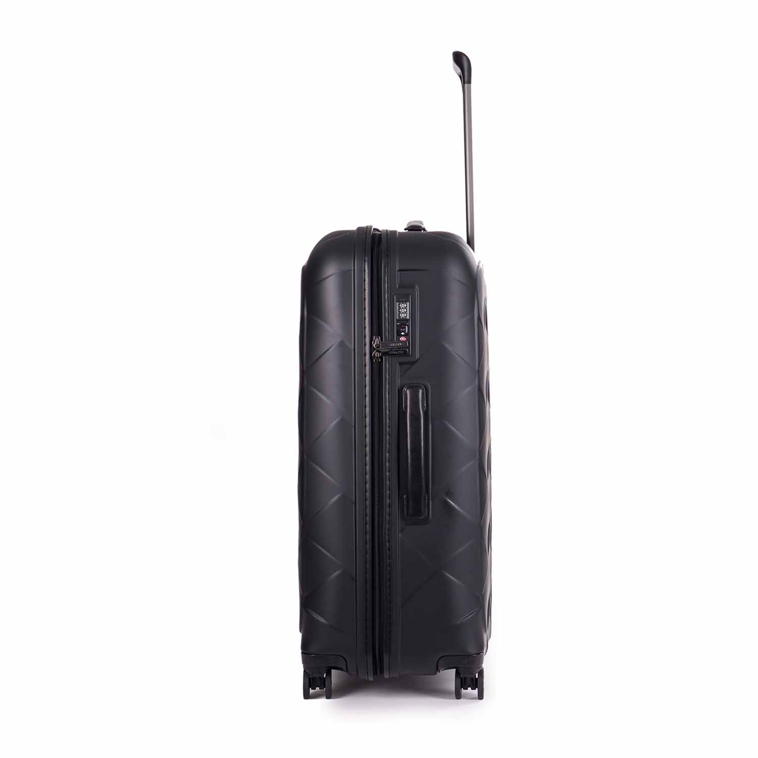 Stratic Leather & More Trolley L 4 Rollen Matt Black Stratic Leather & More Trolley L 4 Rollen Matt Black