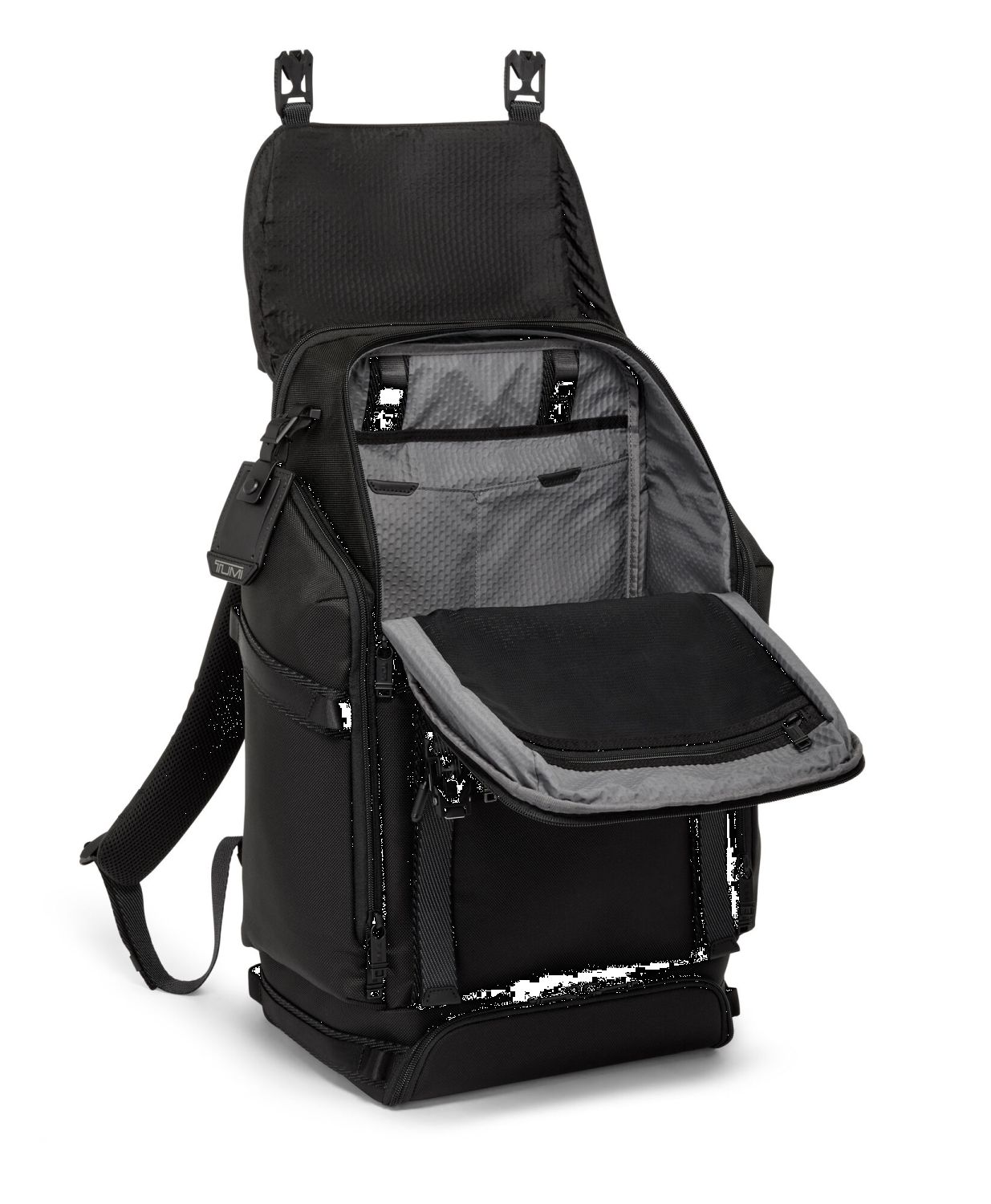 Tumi Alpha Bravo Expedition Rucksack mit Überschlag + GRATIS HOTELGUTSCHEIN Schwarz Tumi Alpha Bravo Expedition Rucksack mit Überschlag + GRATIS HOTELGUTSCHEIN Schwarz