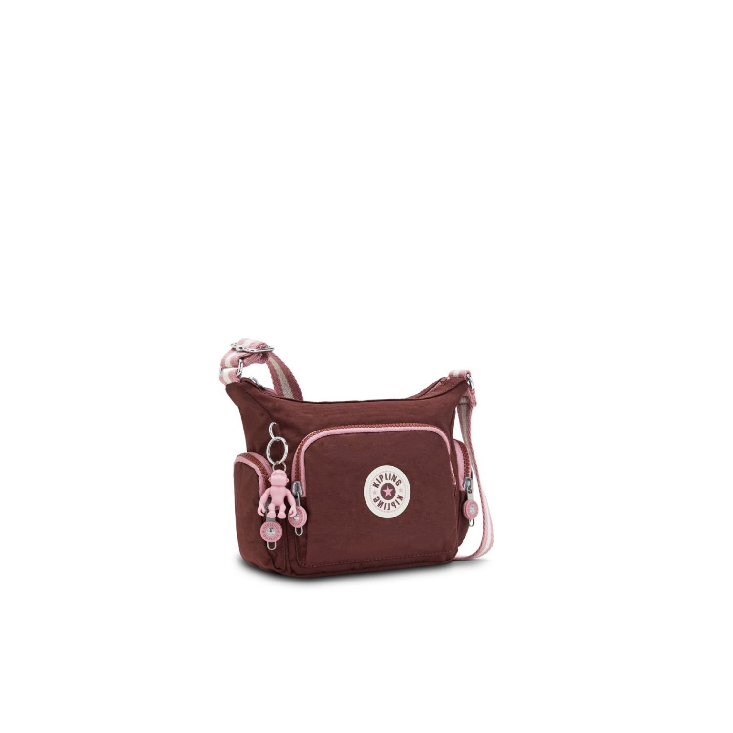 Kipling GABBIE MINI Kleine Umhängetasche Mahogany Block