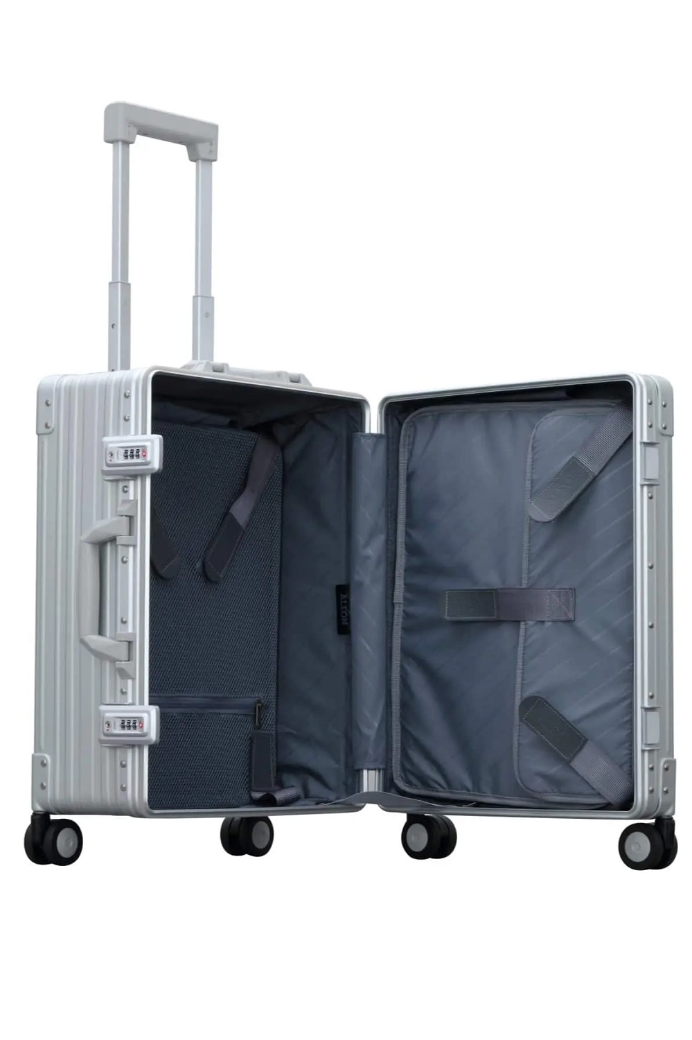 Aleon Traveler Suiter Domestic Carry-On 21", mit Kleidersack Silber Aleon Traveler Suiter Domestic Carry-On 21", mit Kleidersack Silber