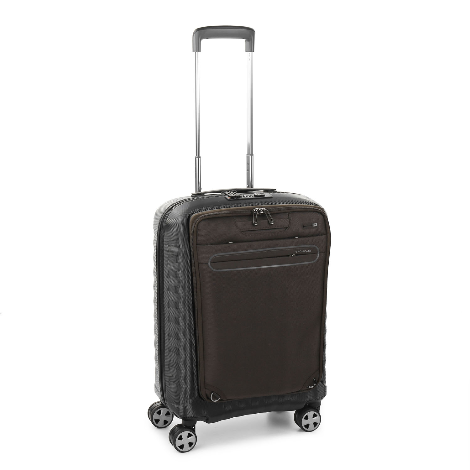 Roncato Double Premium Cabin Trolley 4R Antracite/Braun