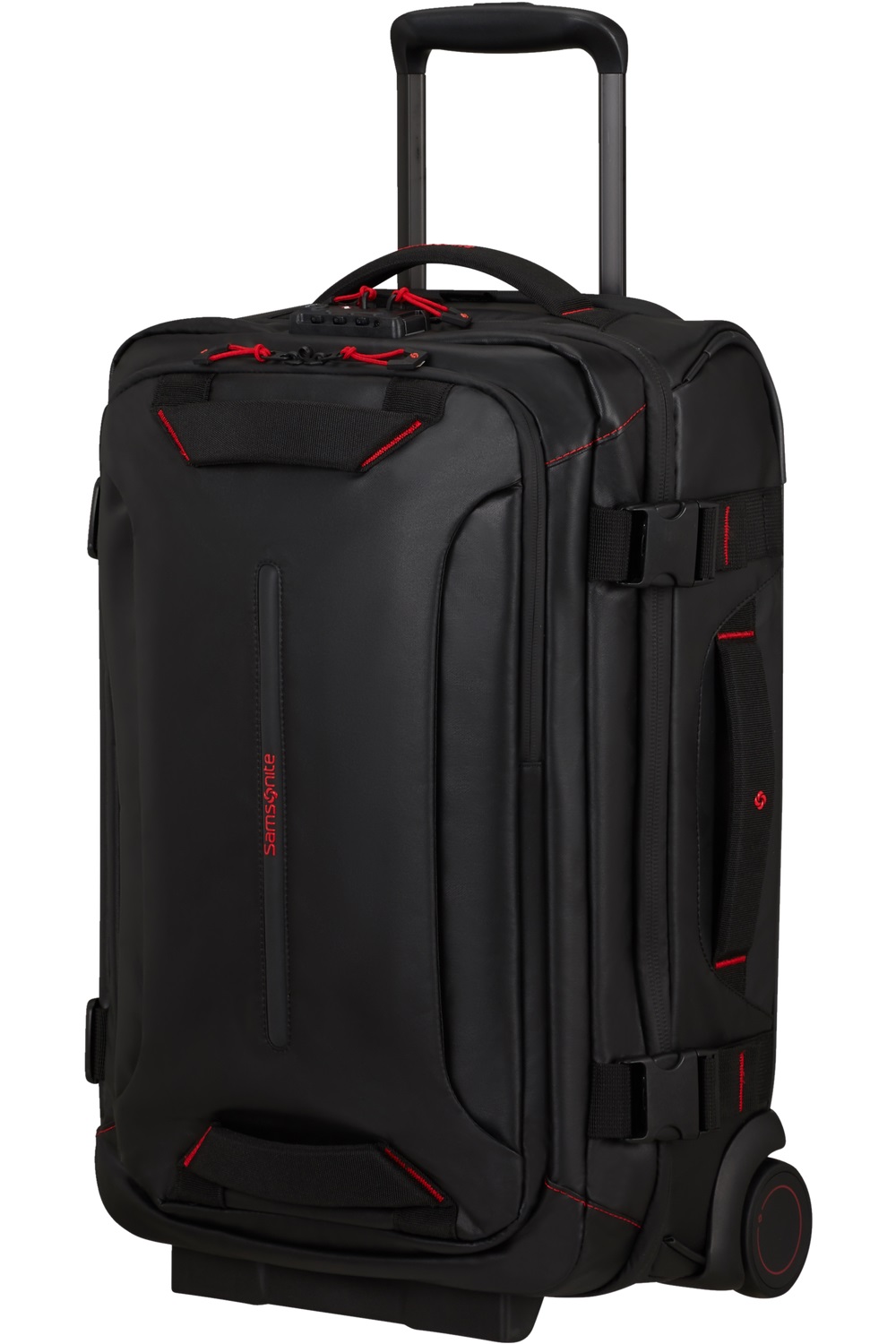 Samsonite Ecodiver Reisetasche mit Rollen & Doppelrahmen 55cm + GRATIS HOTELGUTSCHEIN Schwarz
