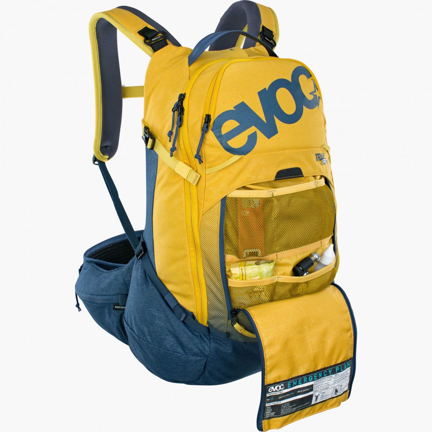 evoc Protector Backpacks Trail Pro 26 L/XL Curry - Denim