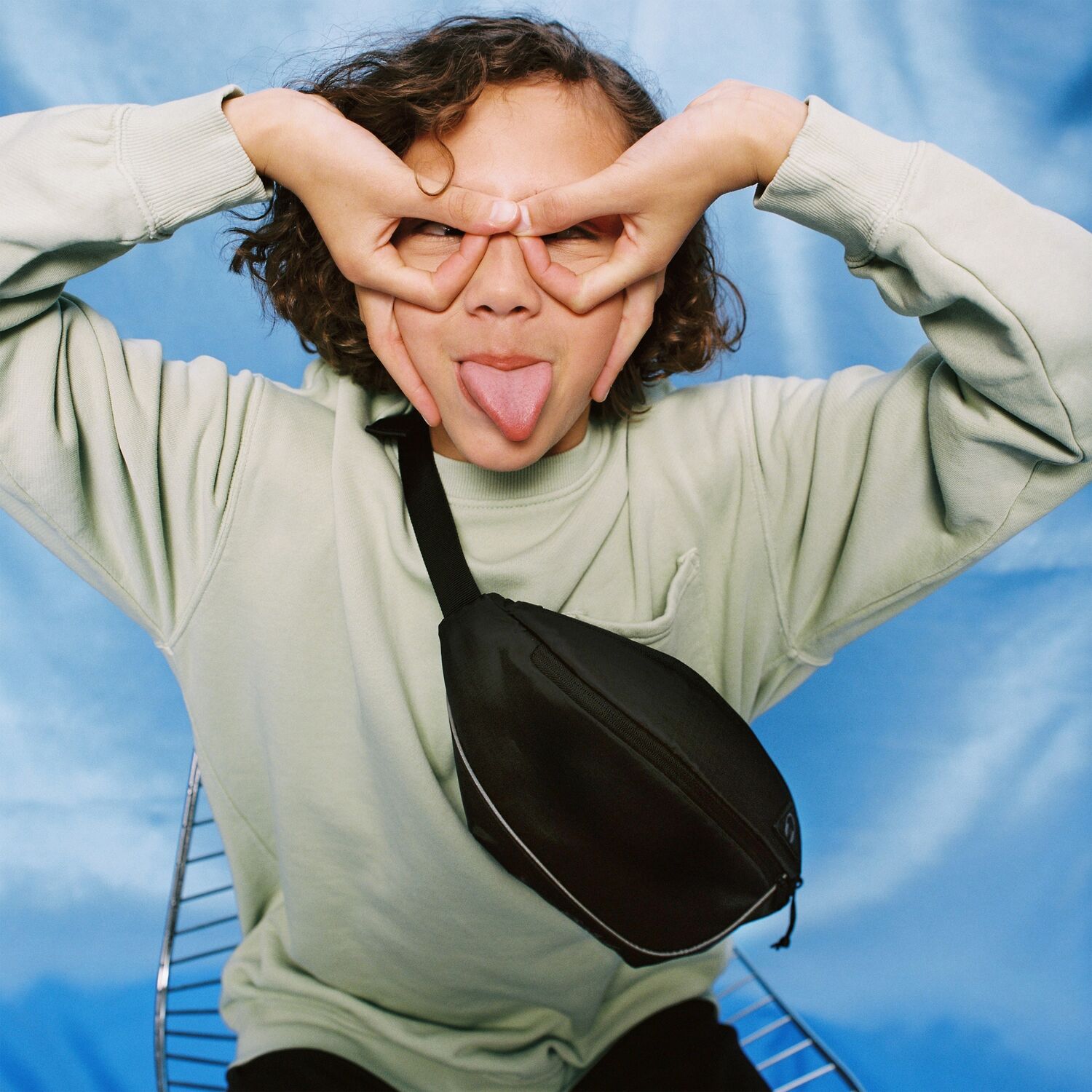 satch Freizeit Cross Hip Bag Ripstop Black