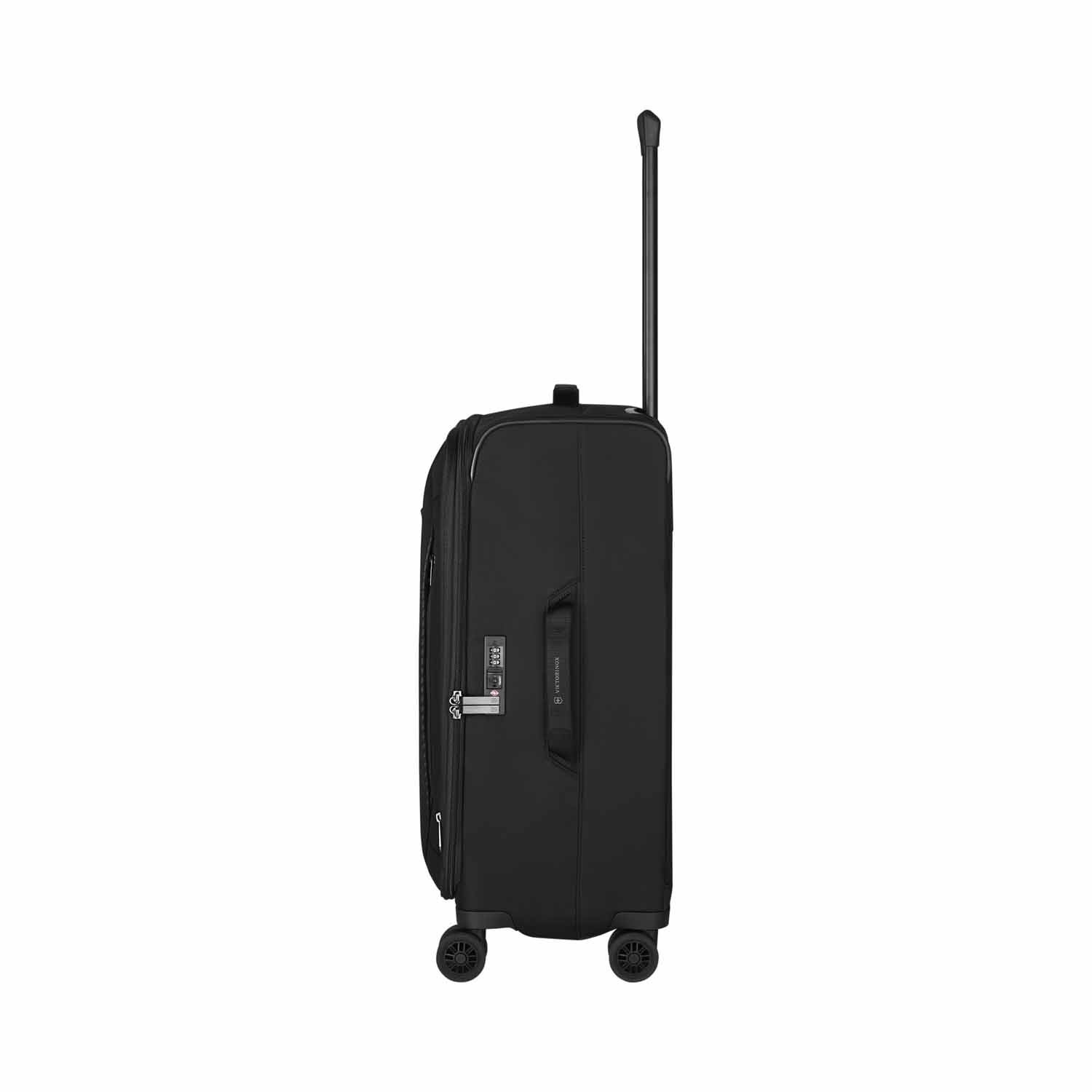 Victorinox Crosslight Medium Softside Case 4-Rollen, erweiterbar Schwarz