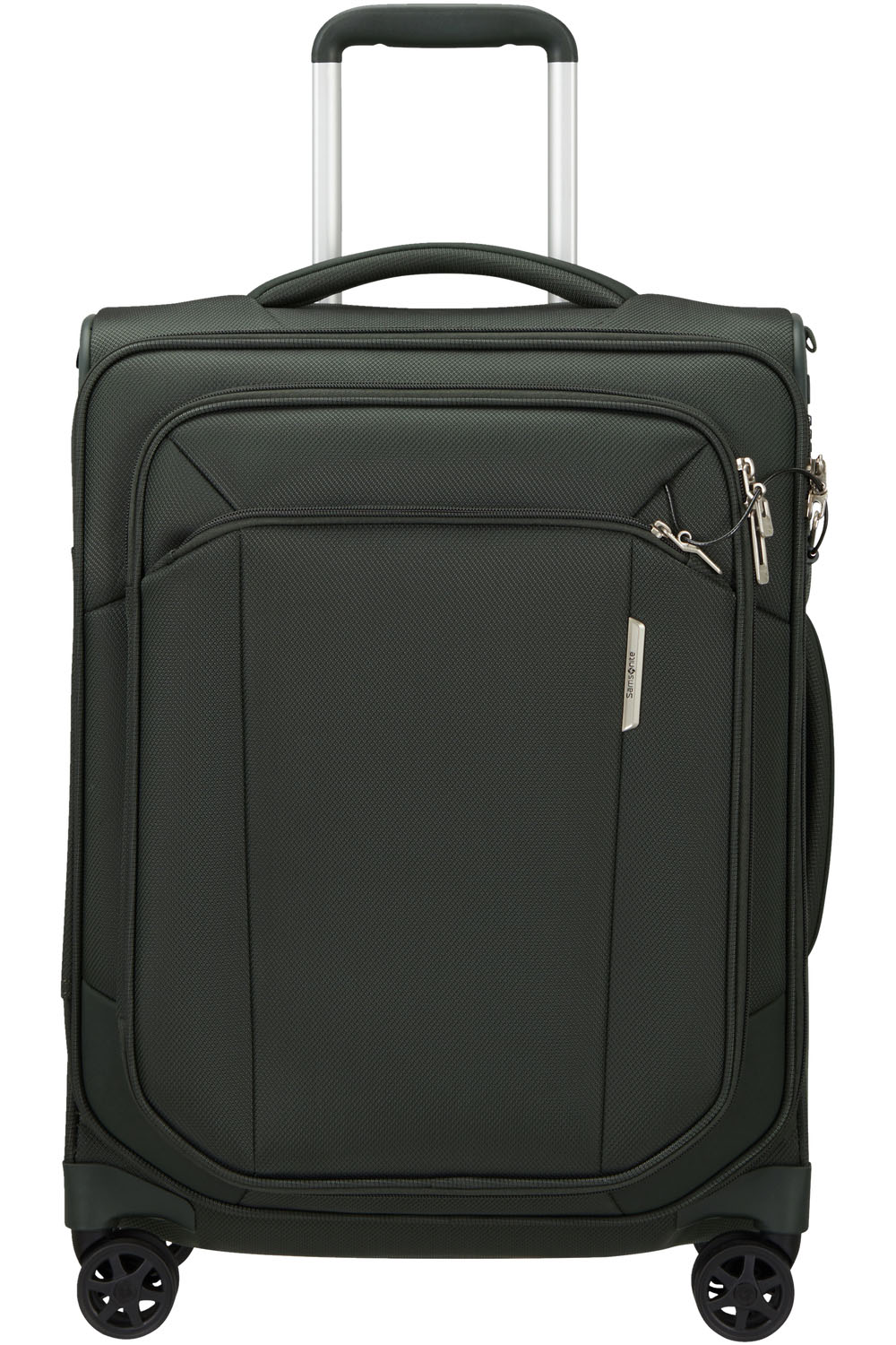 Samsonite Respark Trolley mit 4 Rollen 55cm Strict + GRATIS HOTELGUTSCHEIN Forest Green