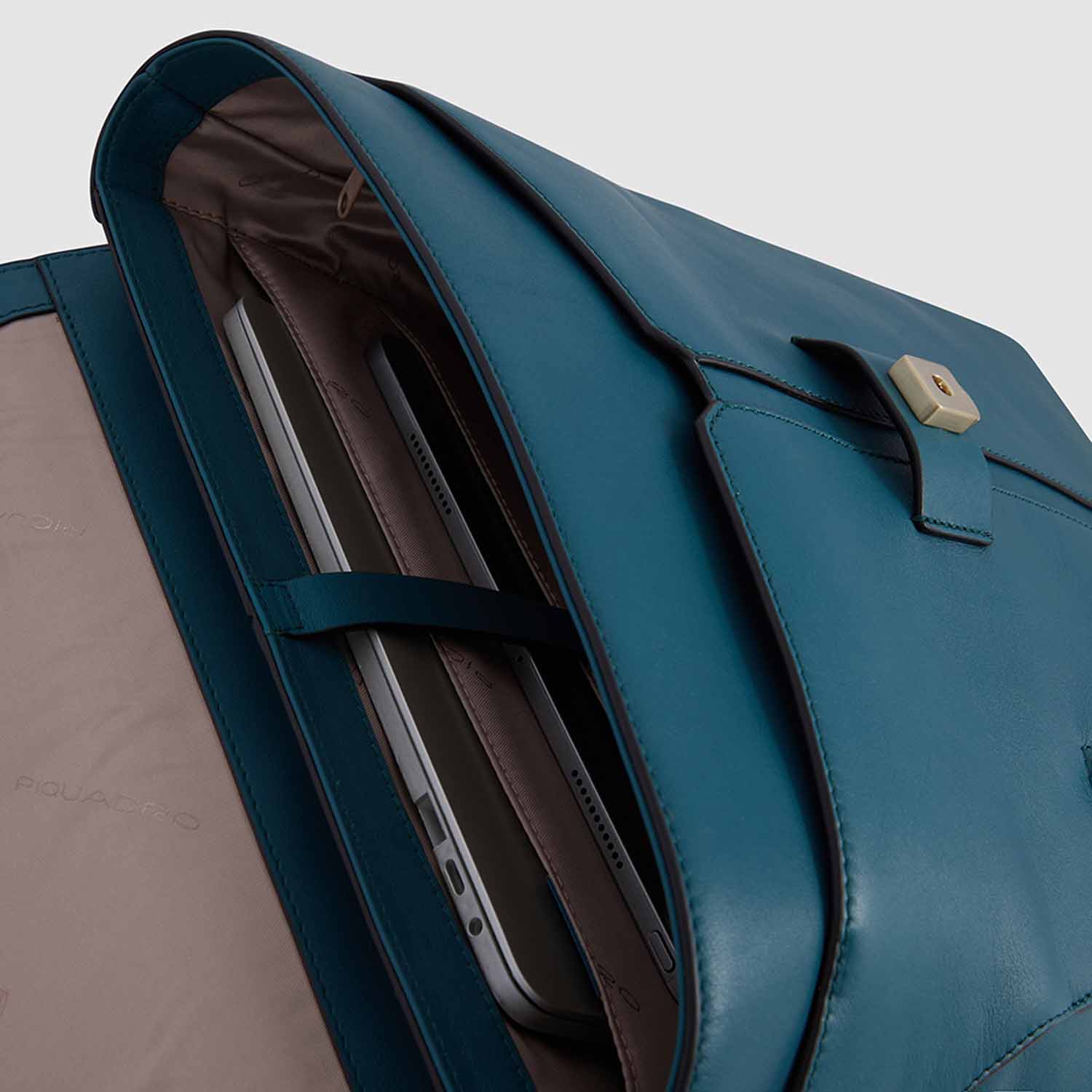 Piquadro Ray Laptop-Rucksack Damen 14" Ray verde petrolio Piquadro Ray Laptop-Rucksack Damen 14" Ray verde petrolio